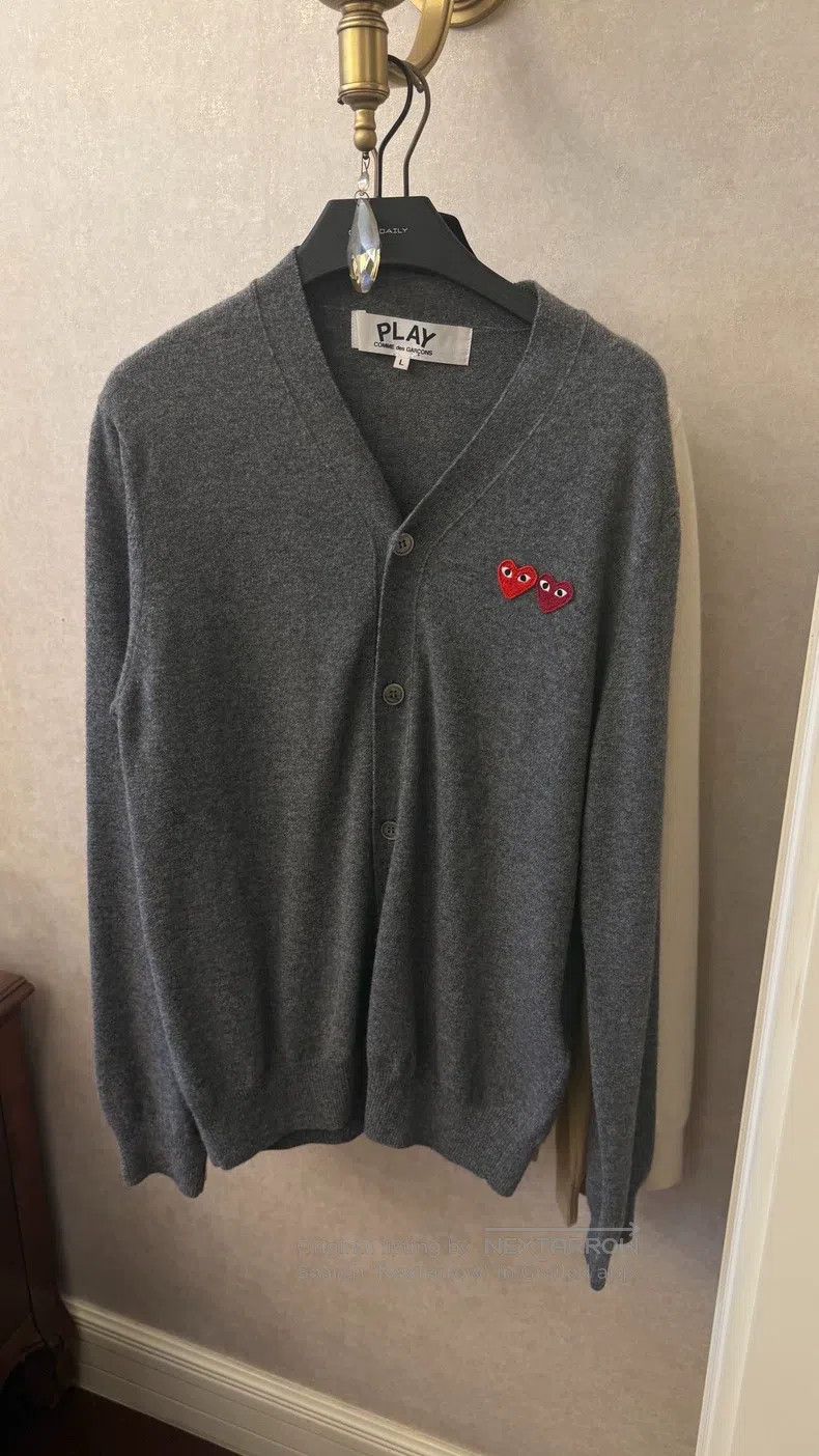Comme des Garcons Comme Des Garcons Dark Gray Cardigan Size L / US 10 / IT 46 - 1 Thumbnail