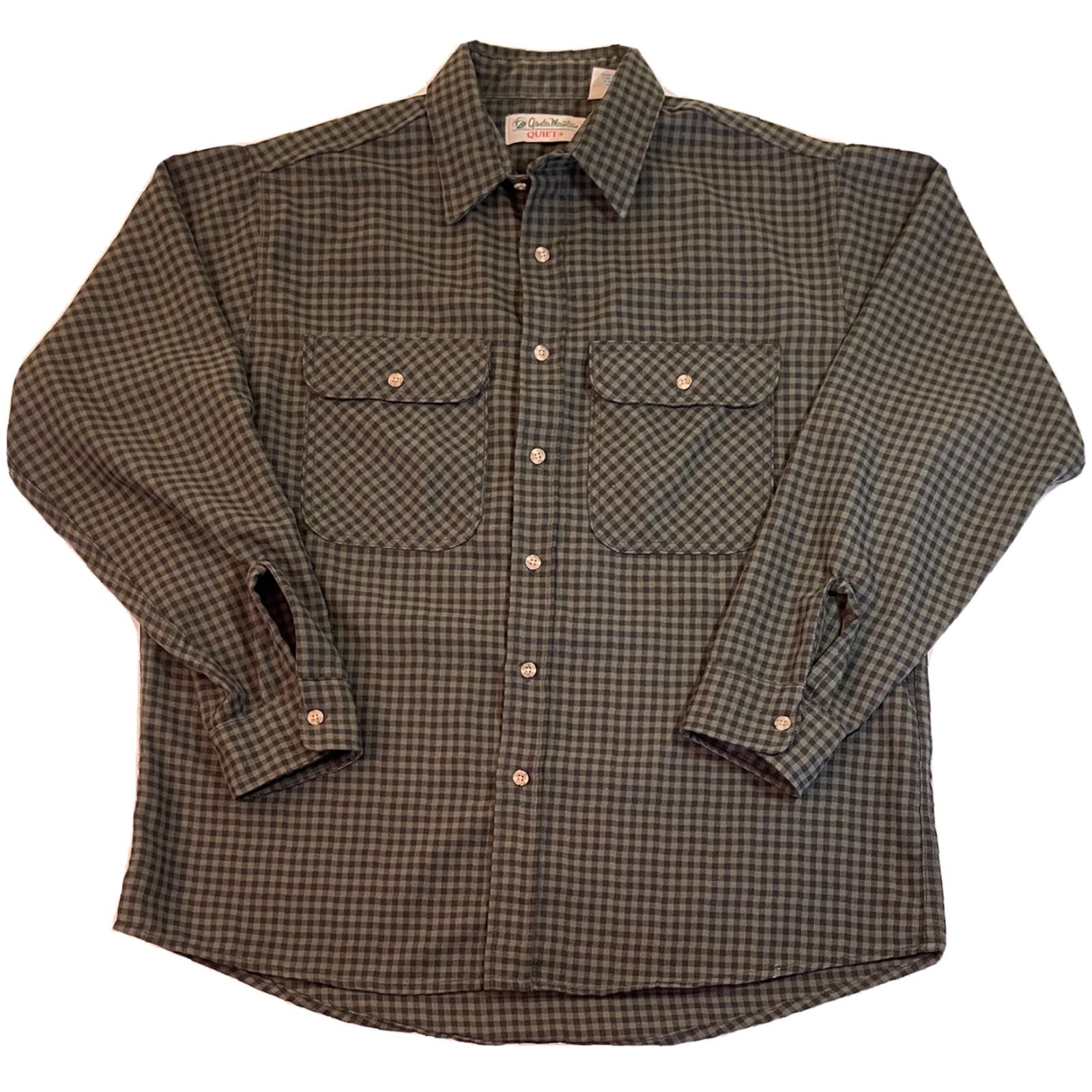 Vintage VINTAGE Gander Mountain Shirt Button-Up Mens XL Plaid Crew Collared Outdoor Hunting Green Blue 80s 90s USA Size US XL / EU 56 / 4 - 2 Thumbnail