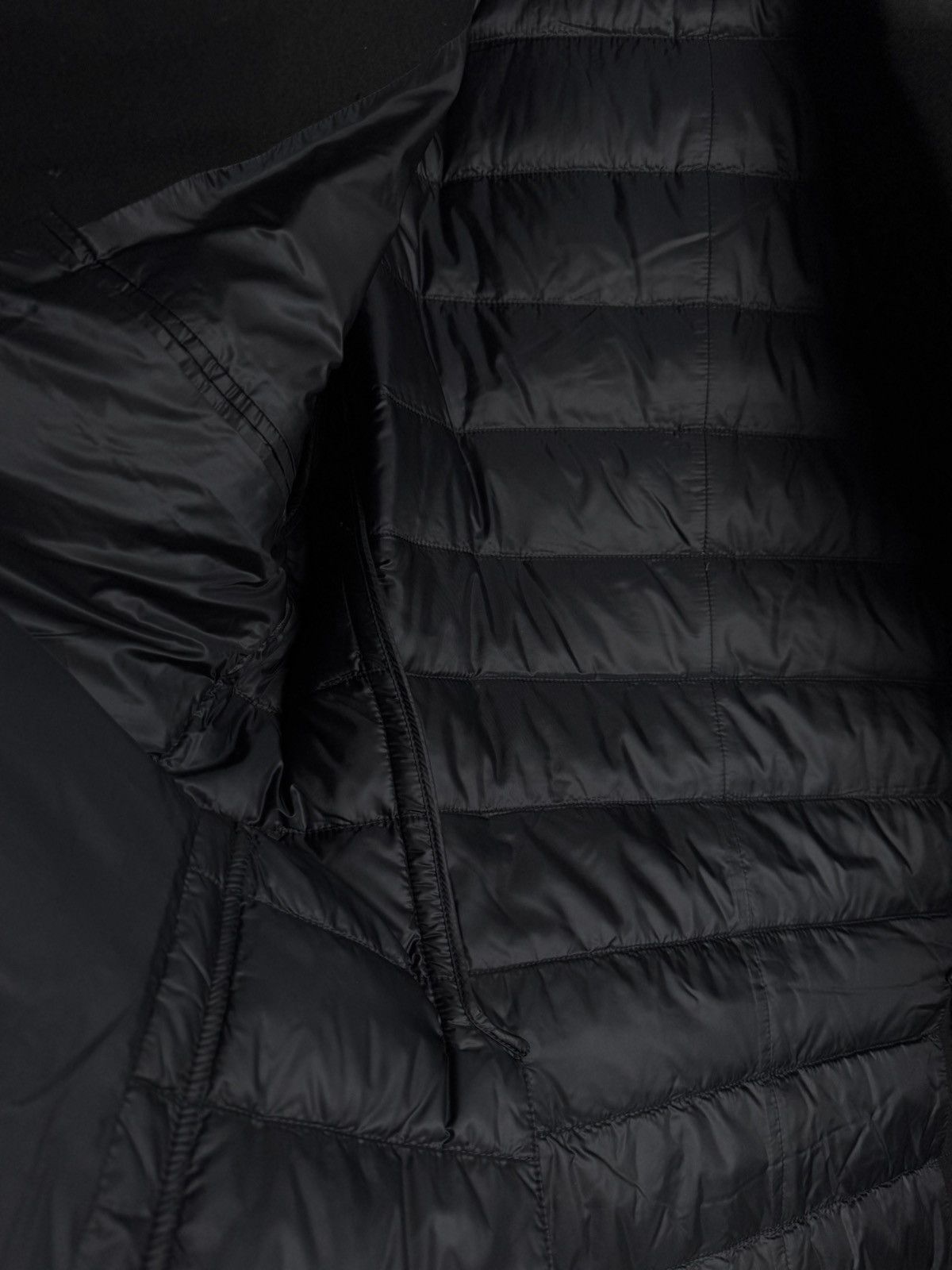 Moncler Moncler DIND Black Down Quilted Wool Cashmere Blazer Jacket Size US XL / EU 56 / 4 - 2 Thumbnail