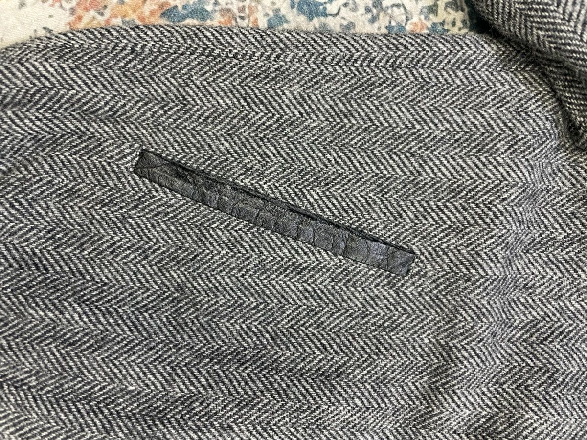 Luciano Barbera Luciano Barbera Herringbone Tweed Wool Bombers Size US L / EU 52-54 / 3 - 12 Thumbnail
