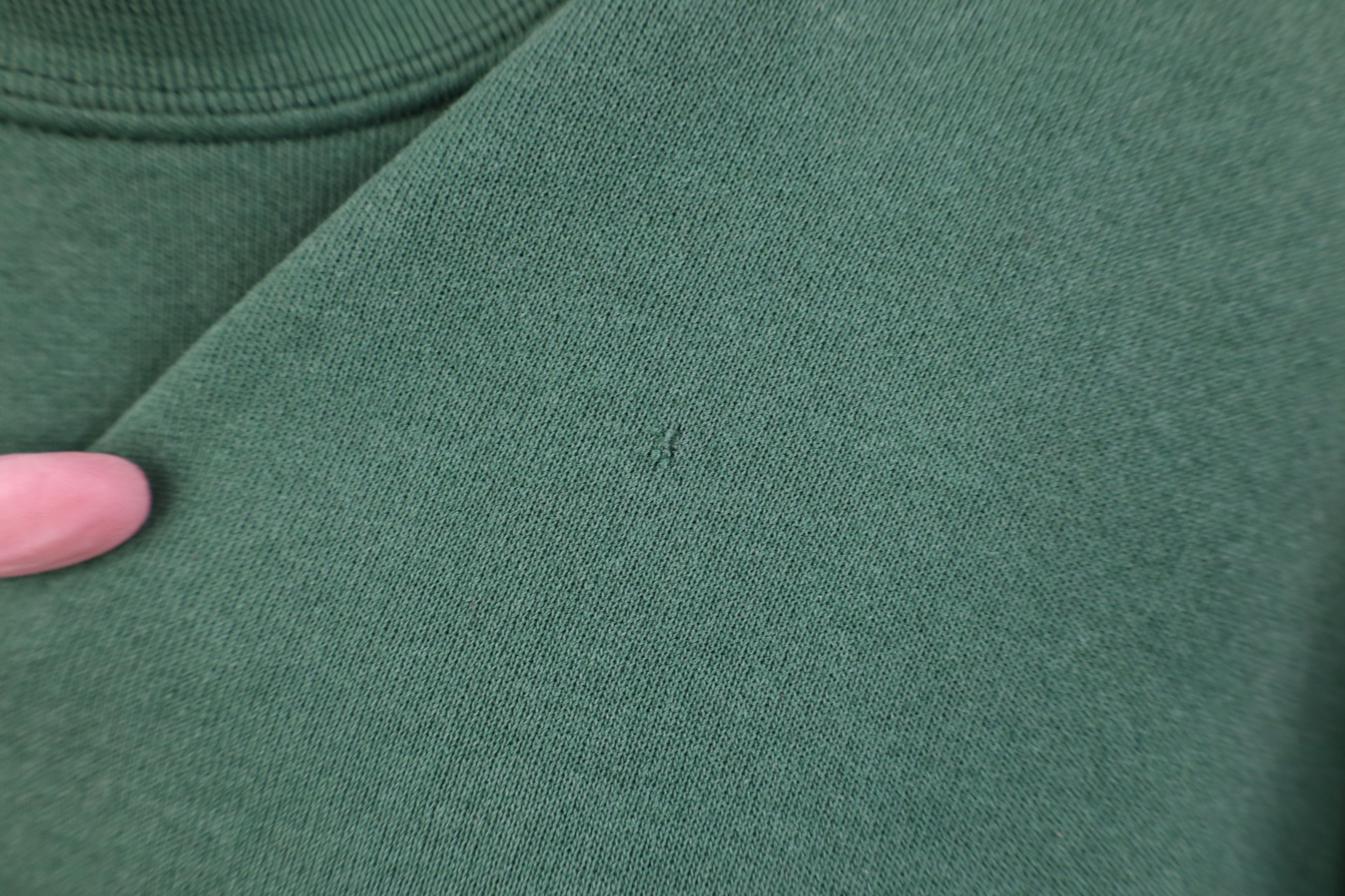 Vintage Vintage 90s Streetwear Blank Crewneck Sweatshirt Green Size US L / EU 52-54 / 3 - 4 Thumbnail