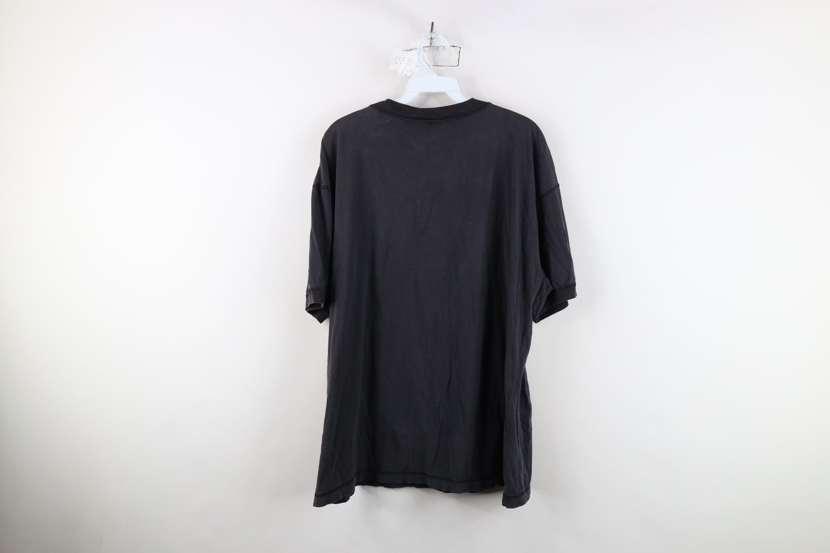 Vintage Vintage 90s Streetwear Cotton Henley T-Shirt Black Size US L / EU 52-54 / 3 - 13 Thumbnail