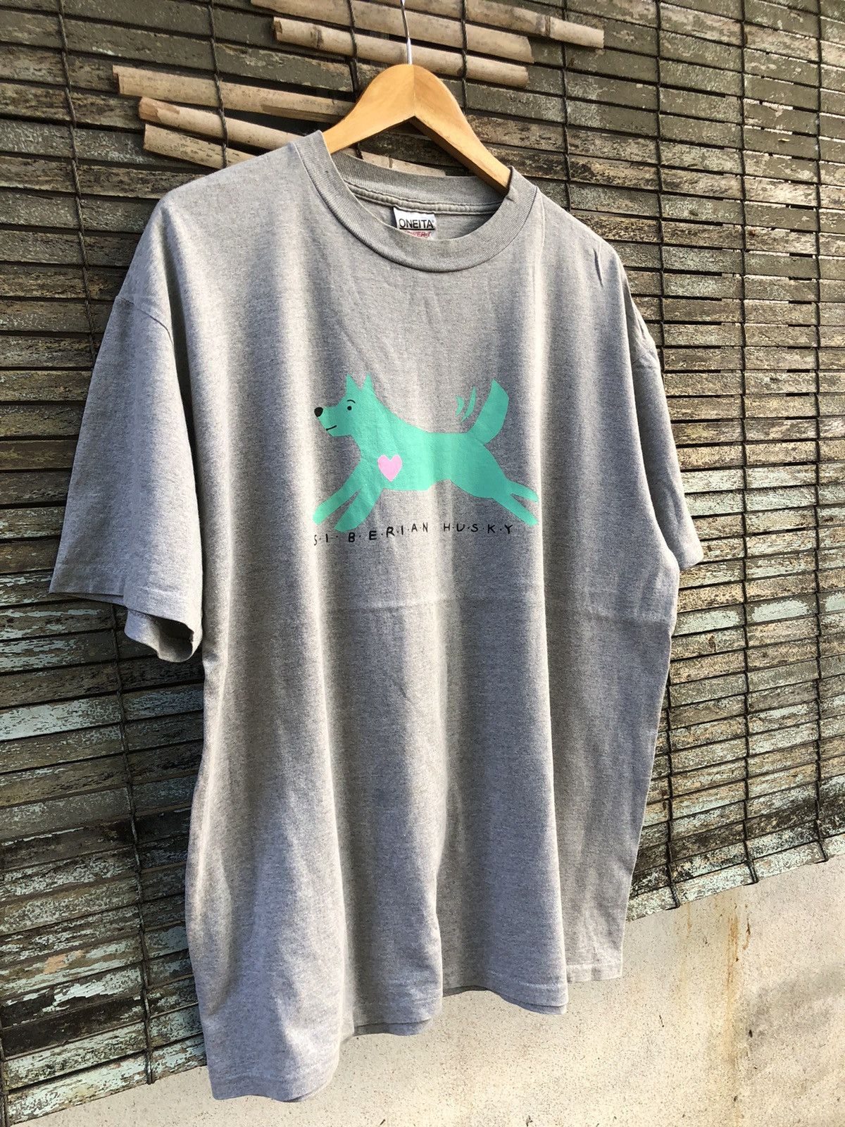 The Mountain × Vintage Vintage 90s Siberian Husky Tshirt Size US XL / EU 56 / 4 - 3 Thumbnail