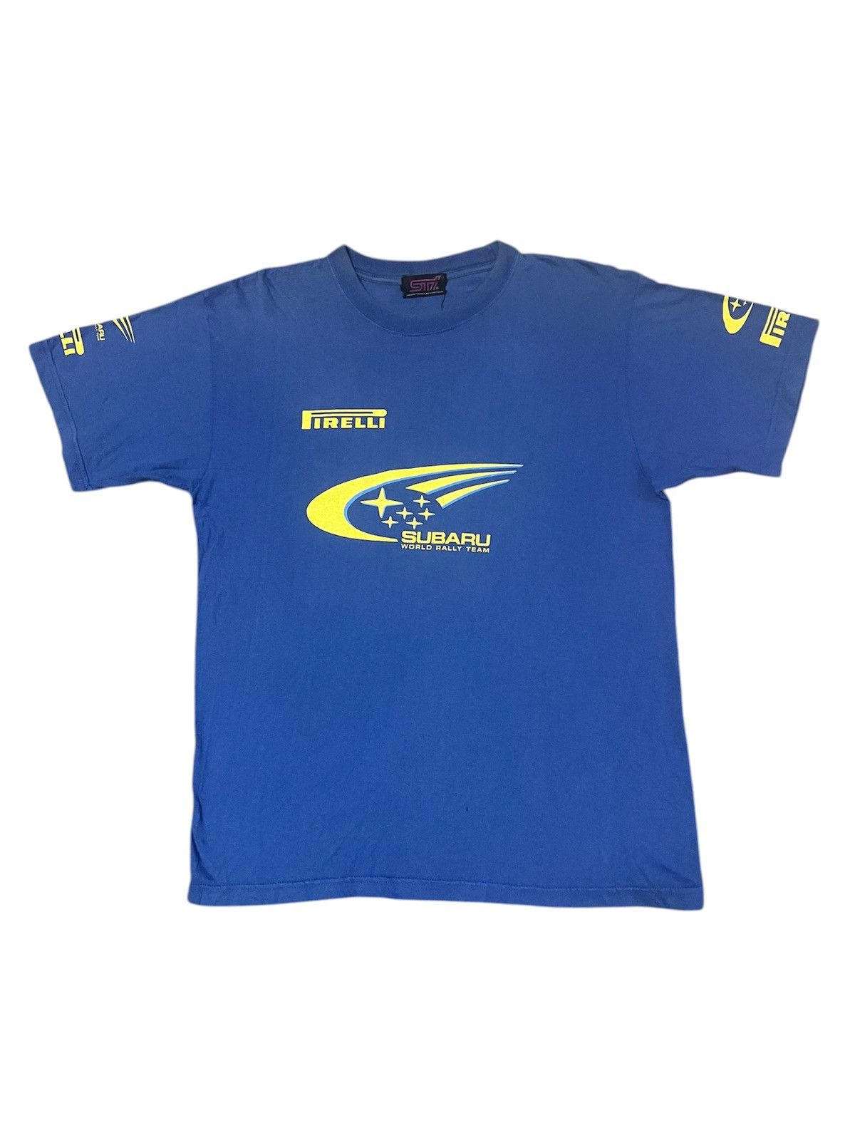 Vintage Vintage Subaru World Rally Team Tshirt Size US L / EU 52-54 / 3 - 1 Thumbnail