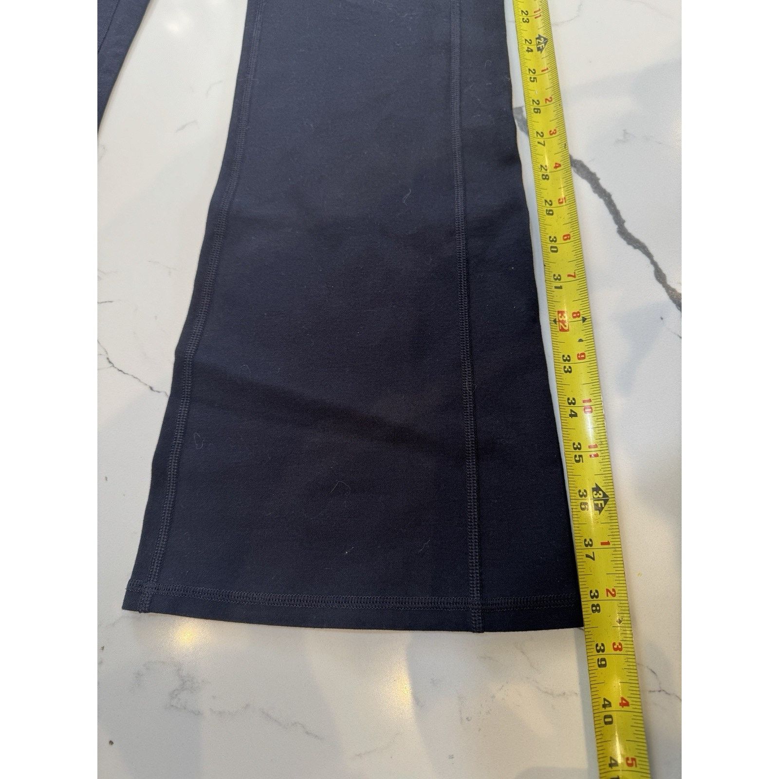 Fabletics Fabletics PureLux Leggings Women’s L Bootcut Blue EUC Size 36" / US 14 / IT 50 - 6 Thumbnail