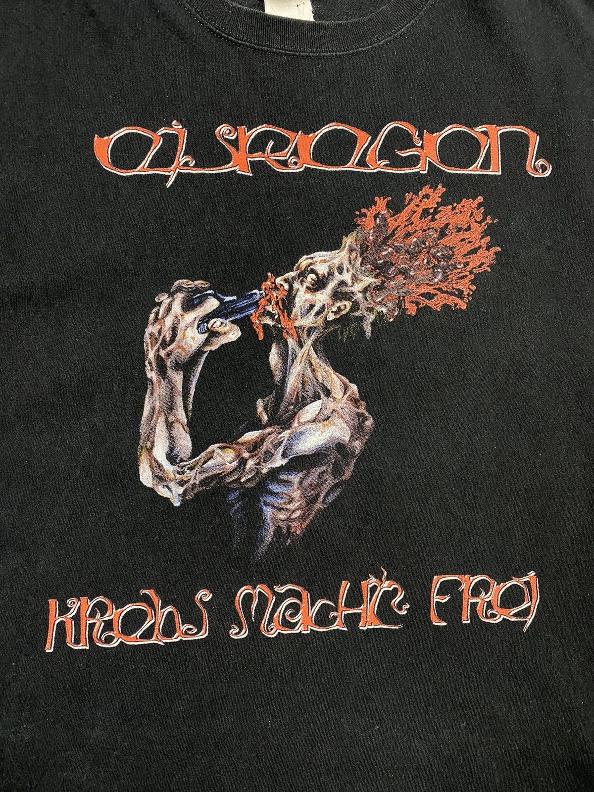 Band Tees × Vintage Vintage 00s Eisregen Krebs macht frei Y2K T shirt Size US M / EU 48-50 / 2 - 6 Thumbnail