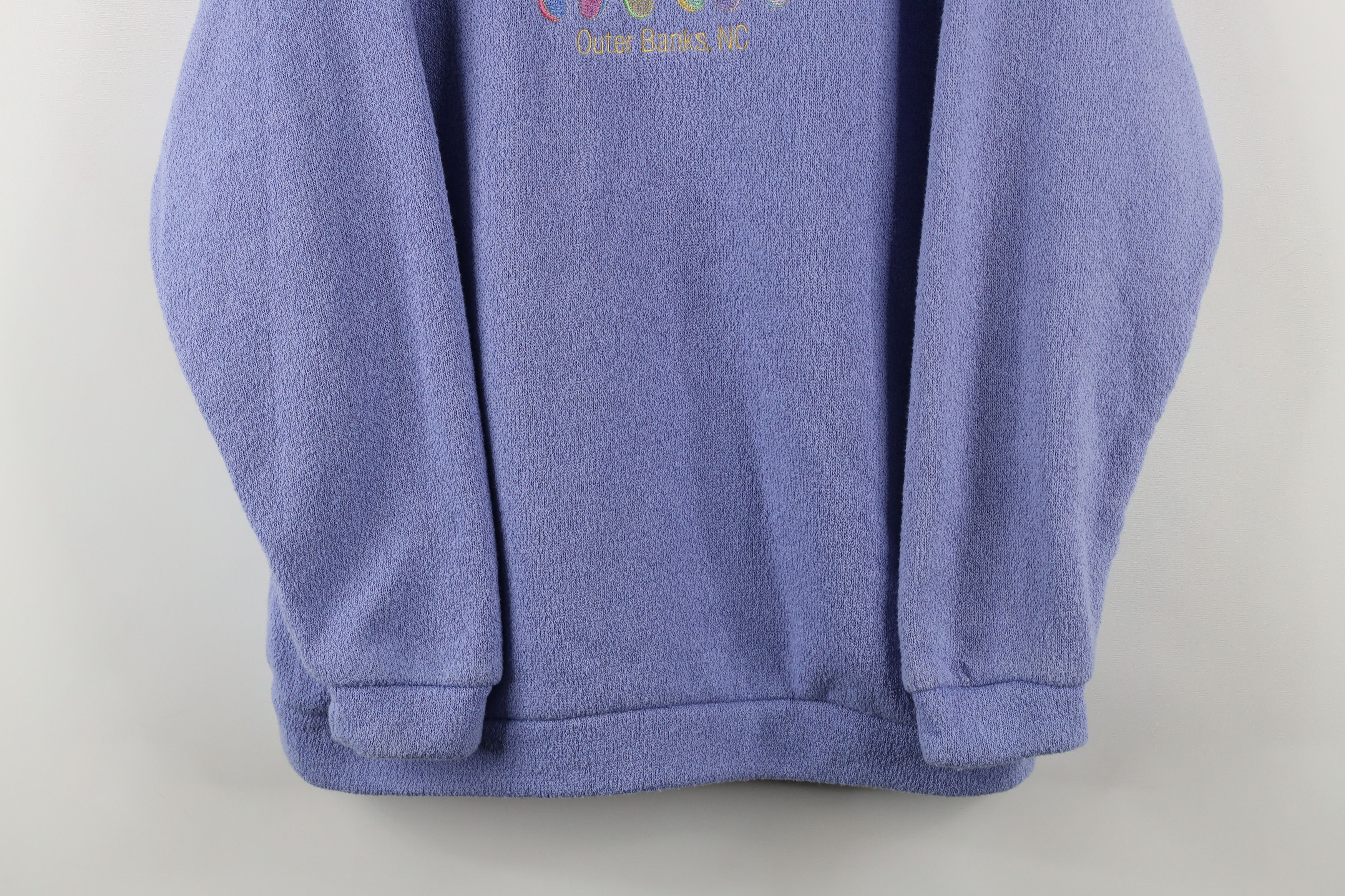 Vintage Vintage 90s Streetwear Flip Flops Terry Cloth Sweatshirt USA Size L / US 10 / IT 46 - 3 Thumbnail
