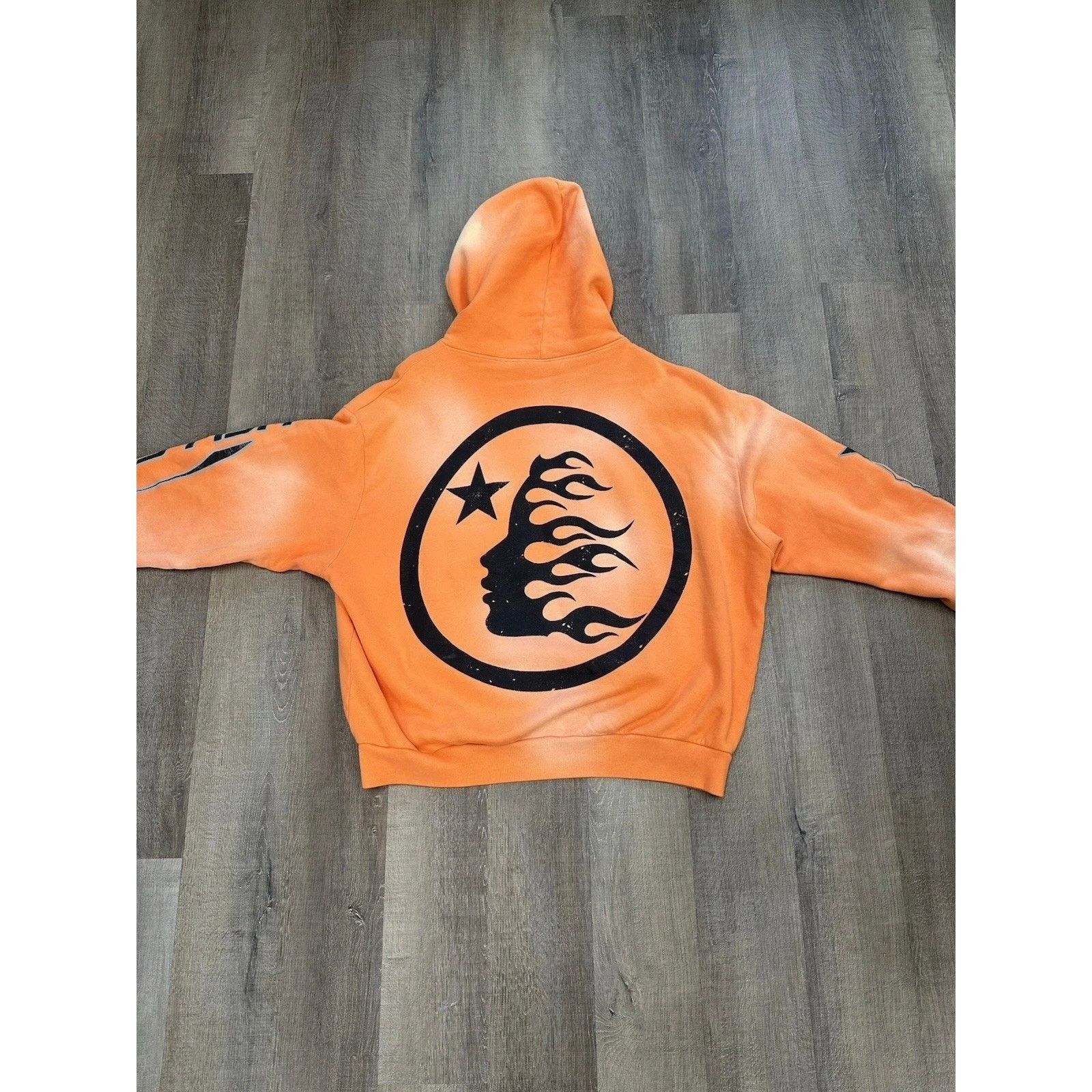 HELLSTAR Size XL - Hellstar Fire Orange Hoodie Size US XL / EU 56 / 4 - 4 Thumbnail