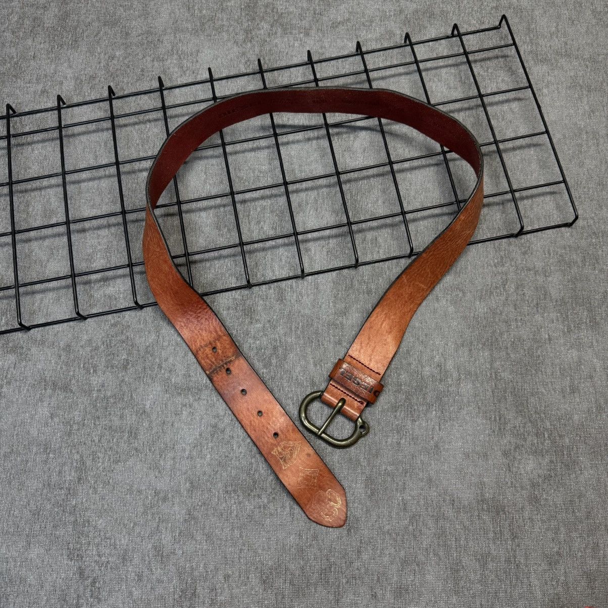 Diesel × Vintage Vintage Diesel Leather Belt rare Size ONE SIZE - 1 Thumbnail