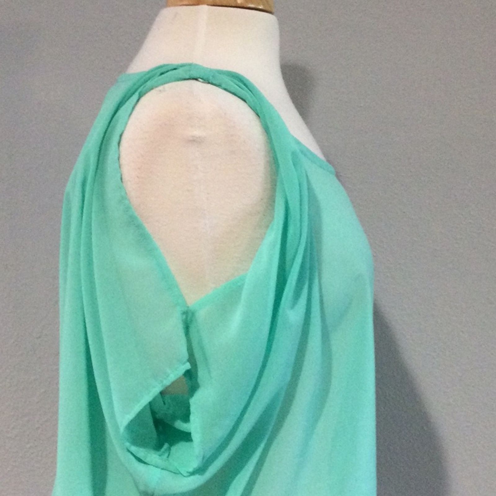 Other Ya Los Angeles Sheer Cold Shoulder Blouse Small Size S / US 4 / IT 40 - 7 Thumbnail