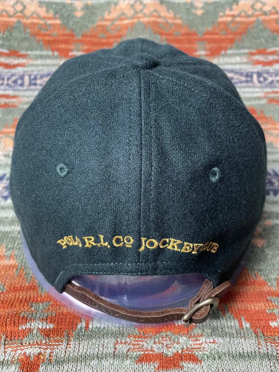 Polo Ralph Lauren Polo Ralph Lauren Rare Leather Baseball Hat cap Size ONE SIZE - 4 Thumbnail