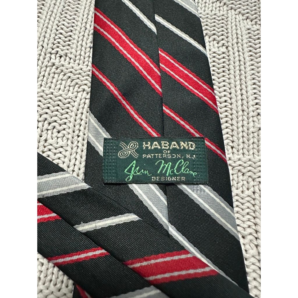 Vintage Vintage Haband black and red striped Size ONE SIZE - 3 Thumbnail