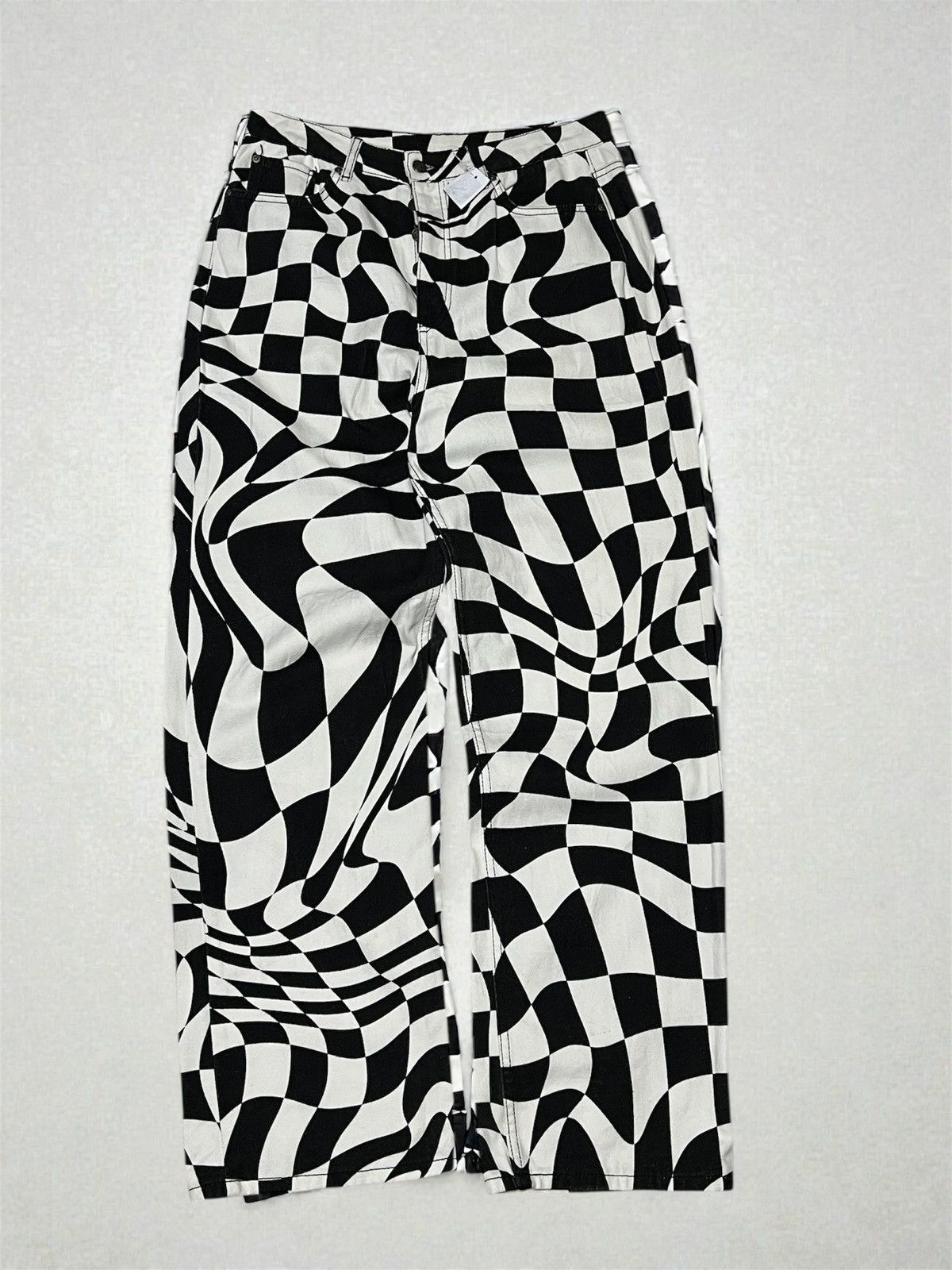 Jaded London 🔥HOT DROPS🔥 Jaded London Check Mate Relaxed Jeans Size US 32 / EU 48 - 1 Thumbnail