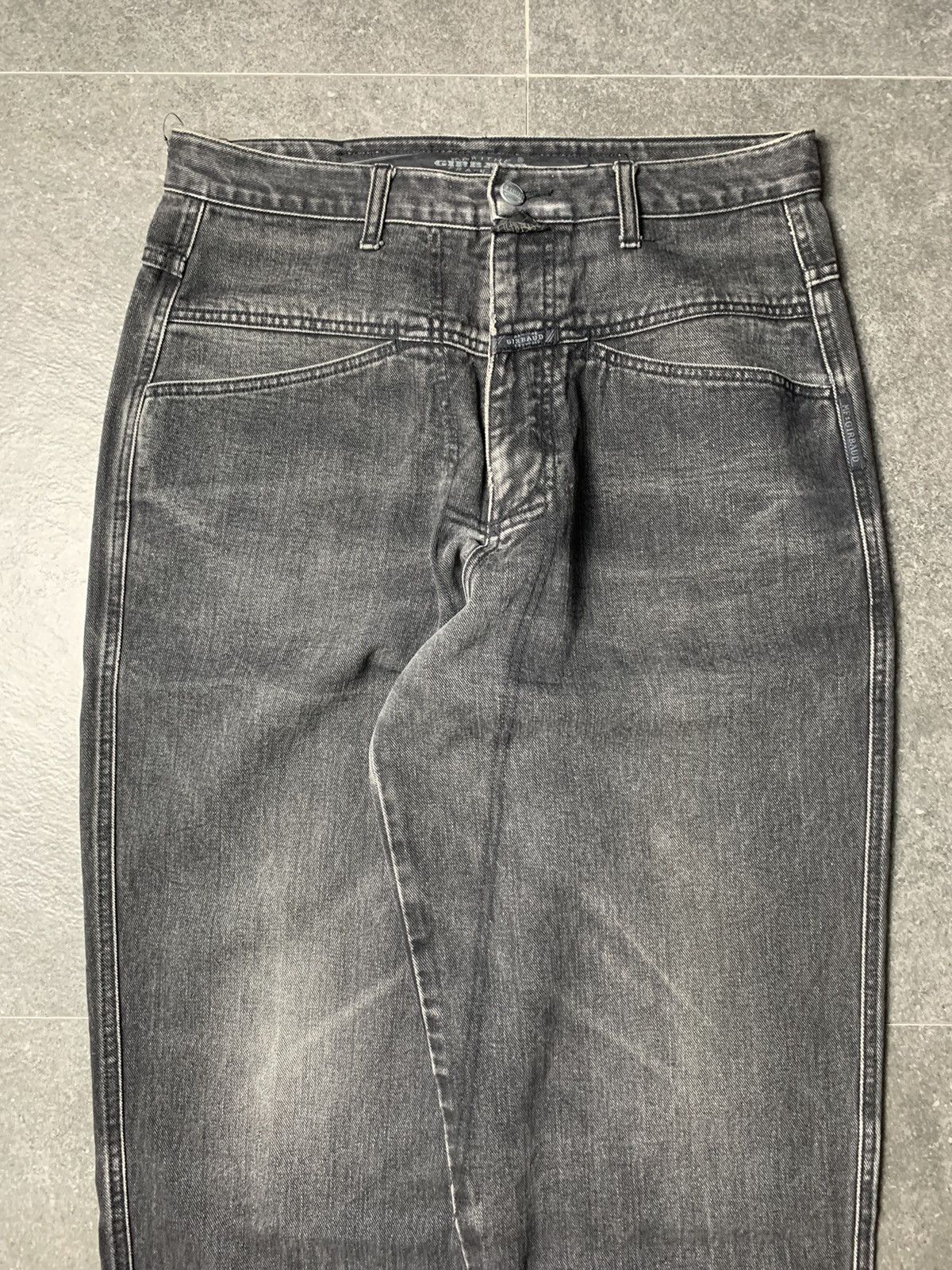 Marithe + Francois Girbaud Marithe Francois Girbaud Black Washed Baggy Denim Size US 30 / EU 46 - 3 Thumbnail