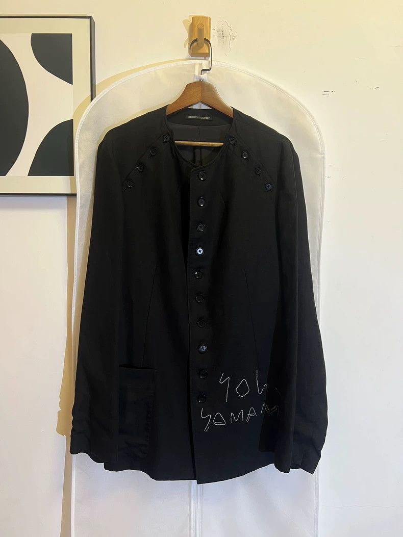 Yohji Yamamoto Yohji Yamamoto 15ss silver-plated multi-button jacket Size US L / EU 52-54 / 3 - 2 Thumbnail