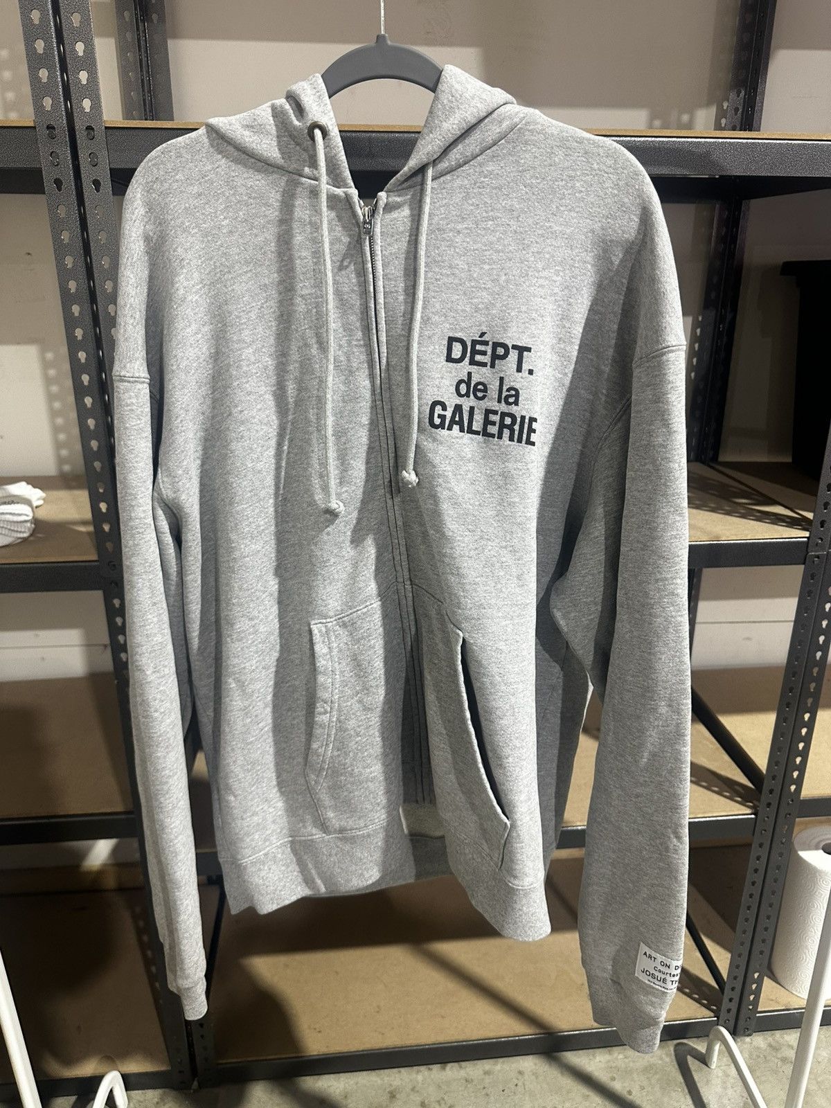 Gallery Dept. Gallery dept grey French zip up hoodie size