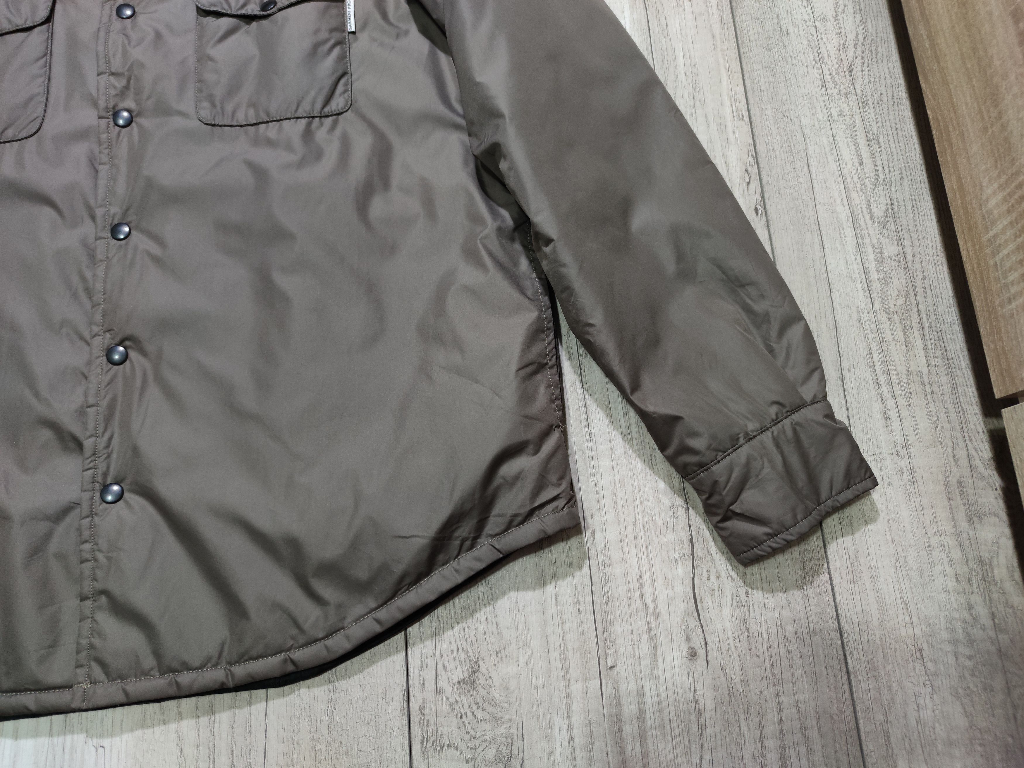 Garment Project Garment Project Padded Nylon Gray Shirt Jacket Large Size US L / EU 52-54 / 3 - 4 Thumbnail