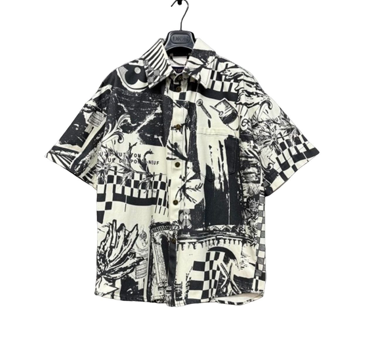 Louis Vuitton Louis Vuitton Graphic Print Denim Shirt Size XS Size US XS / EU 42 / 0 - 1 Thumbnail