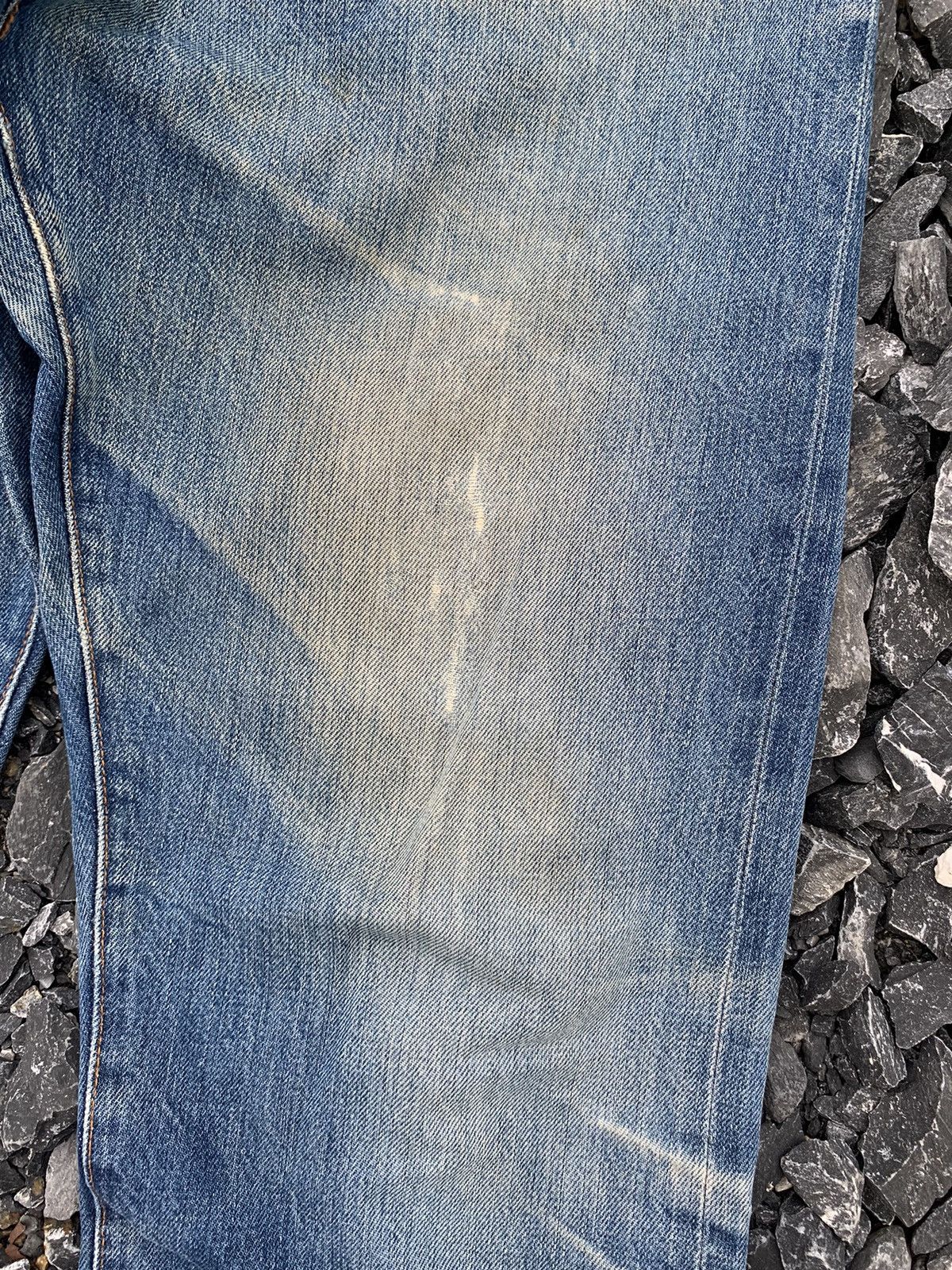 Japanese Brand VINTAGE FIRST STANDARD CO RUSTY FADED DISTRESSED DENIM Size US 33 - 16 Thumbnail