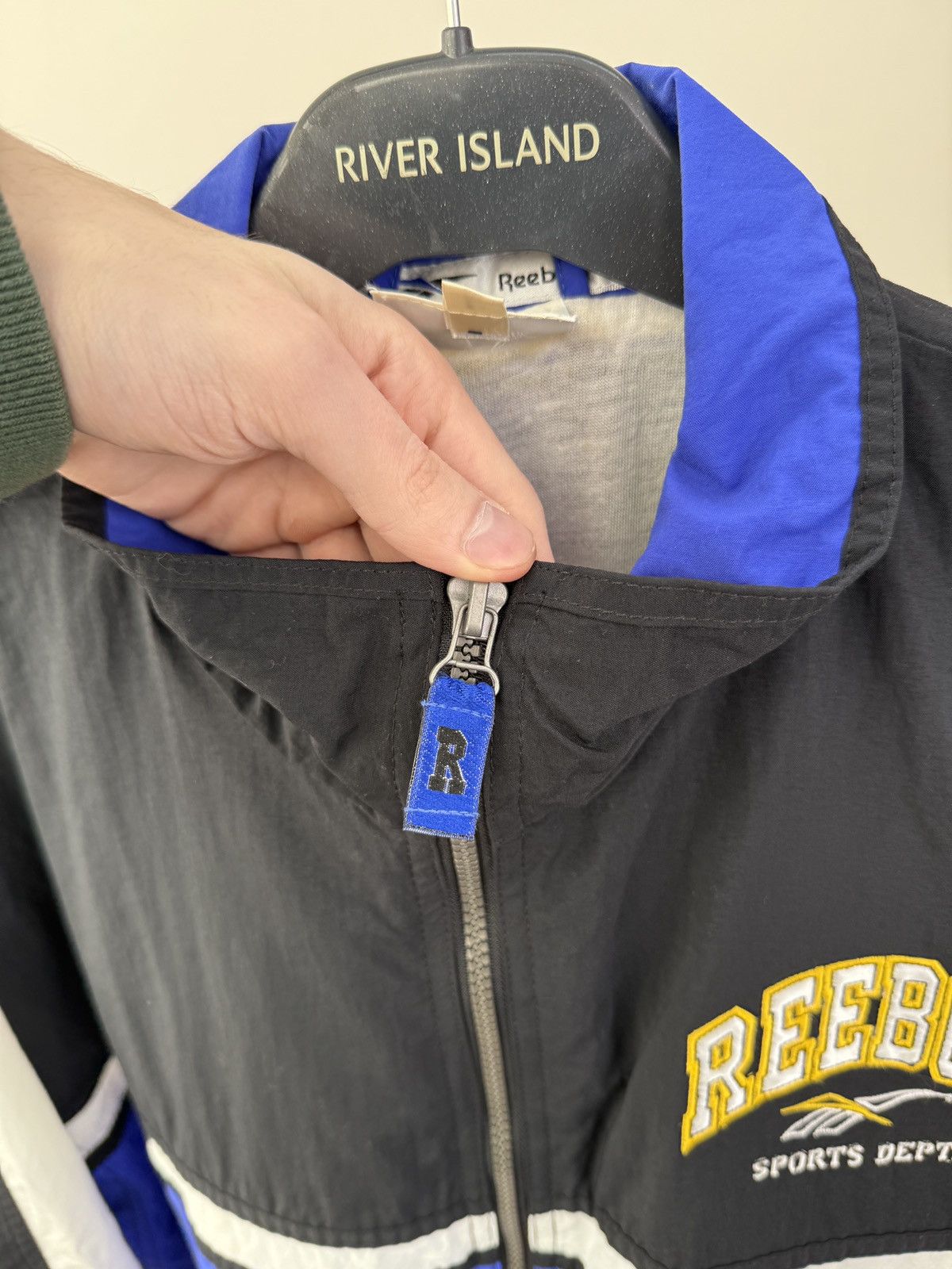 Reebok Reebok Vintage Windbreaker Jacket Spellout Logo Full Zip Size US L / EU 52-54 / 3 - 5 Thumbnail