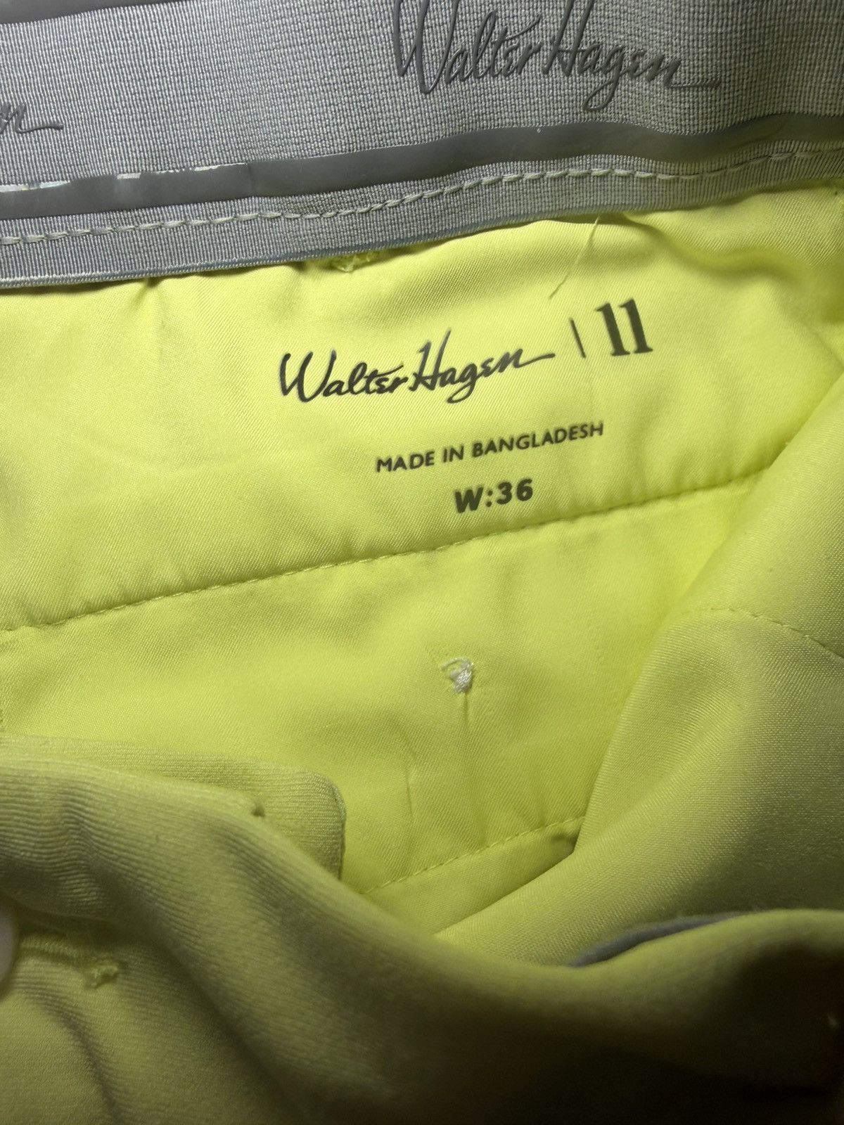 Other Walter Hagan Perfect 11 Bright Yellow Golf Shorts Size 36 Size US 36 / EU 52 - 6 Thumbnail