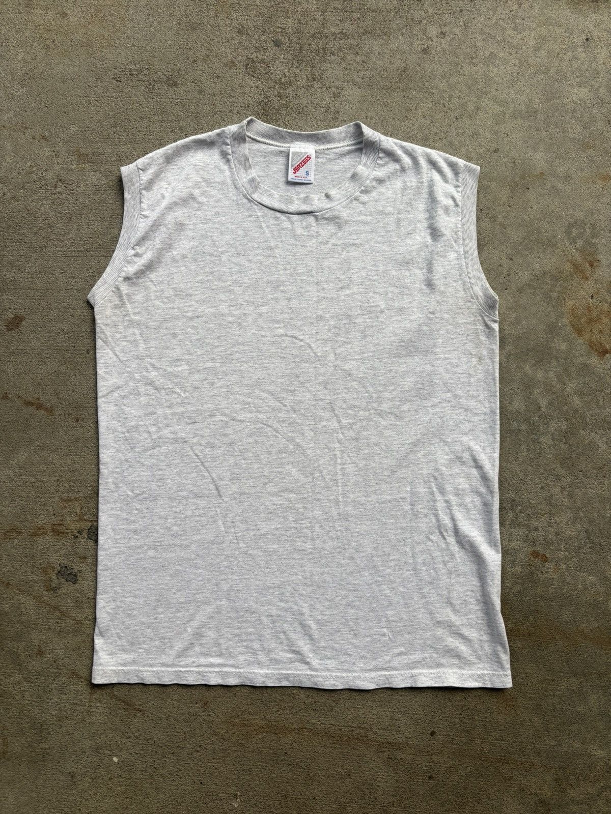 Jerzees Vintage 90s jerzees blank sleeveless t-shirt Size small Size US S / EU 44-46 / 1 - 1 Thumbnail