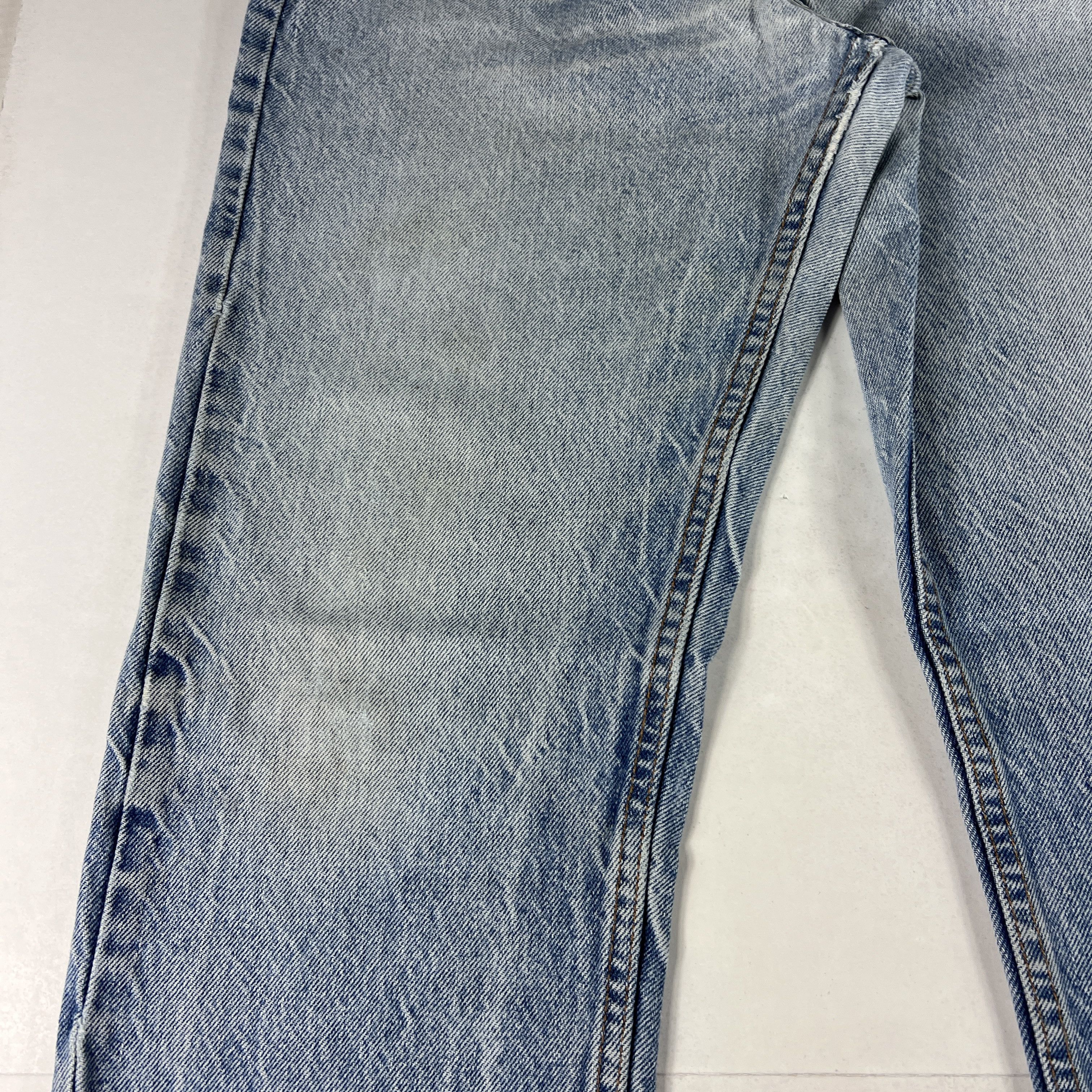 Levi's × Vintage VTG 90s Levi's Jeans 505 Straight Blue Denim Orange Tab Size US 34 / EU 50 - 9 Thumbnail