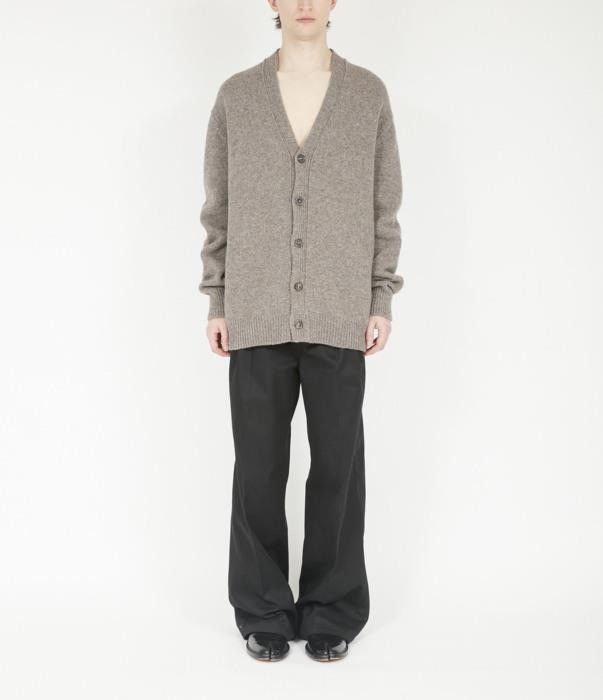 Maison Margiela o1bcso1str0526 Wool Cardigan in Grey Size US S / EU 44-46 / 1 - 8 Thumbnail