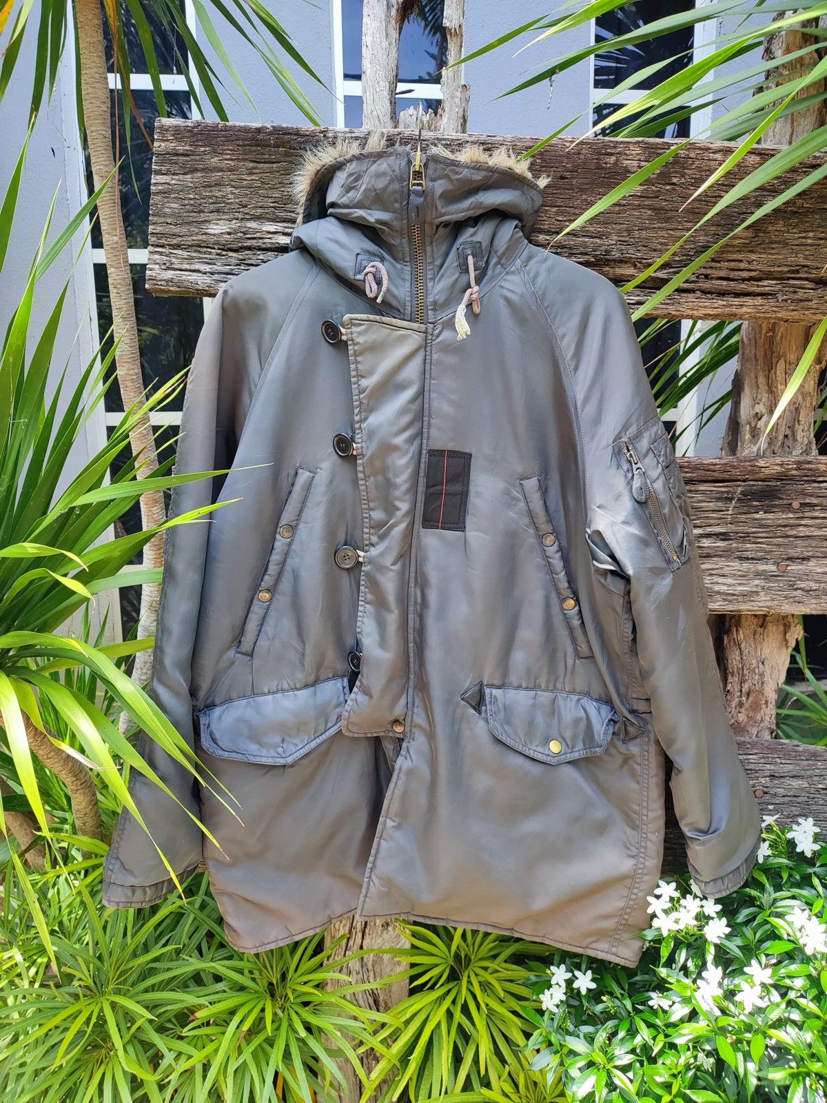 Avirex × Vintage Vintage AVIREX M-51 Fishtail Parka – Faux Fur Collar Size US M / EU 48-50 / 2 - 1 Thumbnail