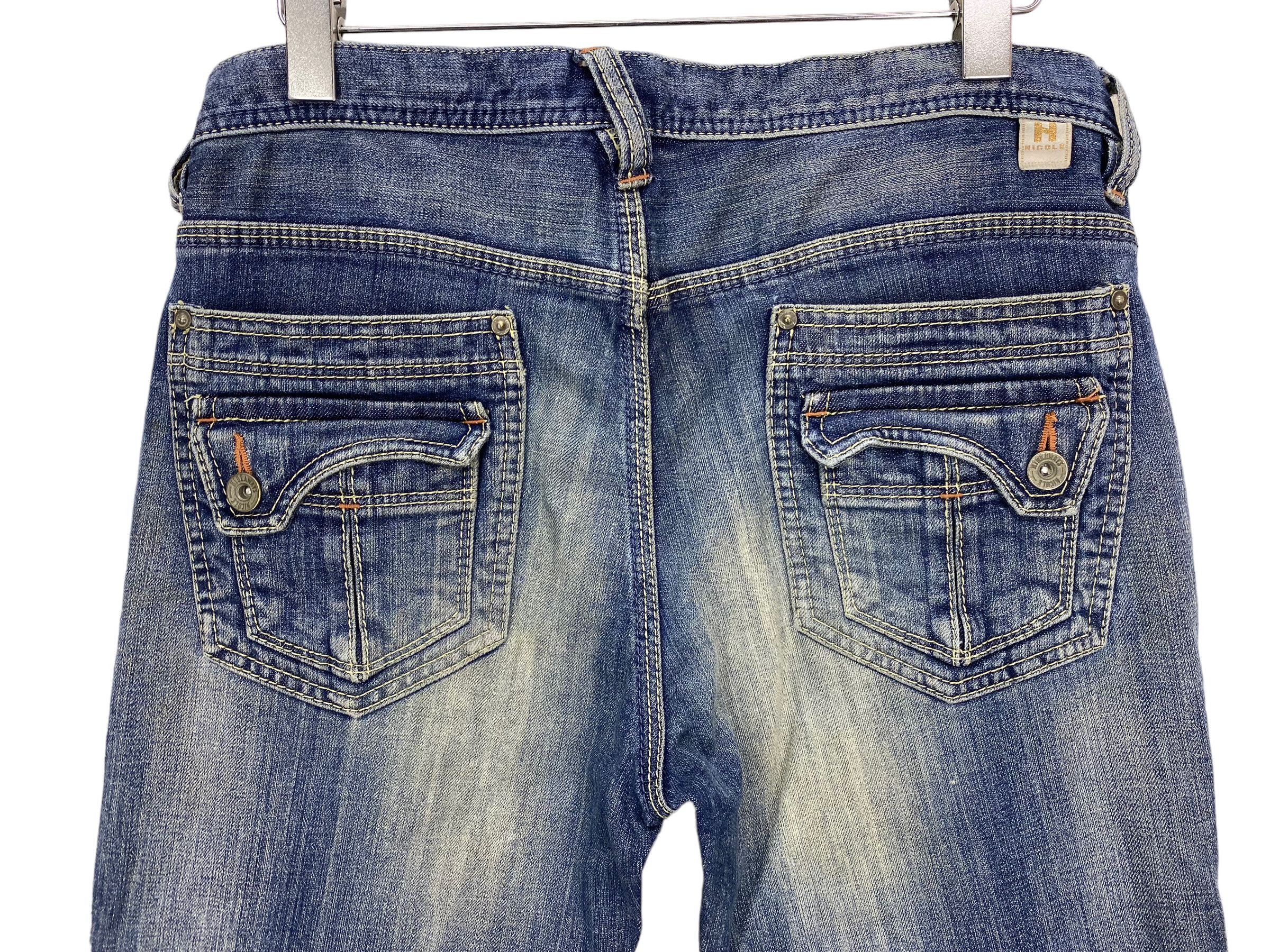 Japanese Brand × Nicole Club Nicole Hideaways Pants Multi Zipper Flare Jeans Size US 34 / EU 50 - 6 Thumbnail