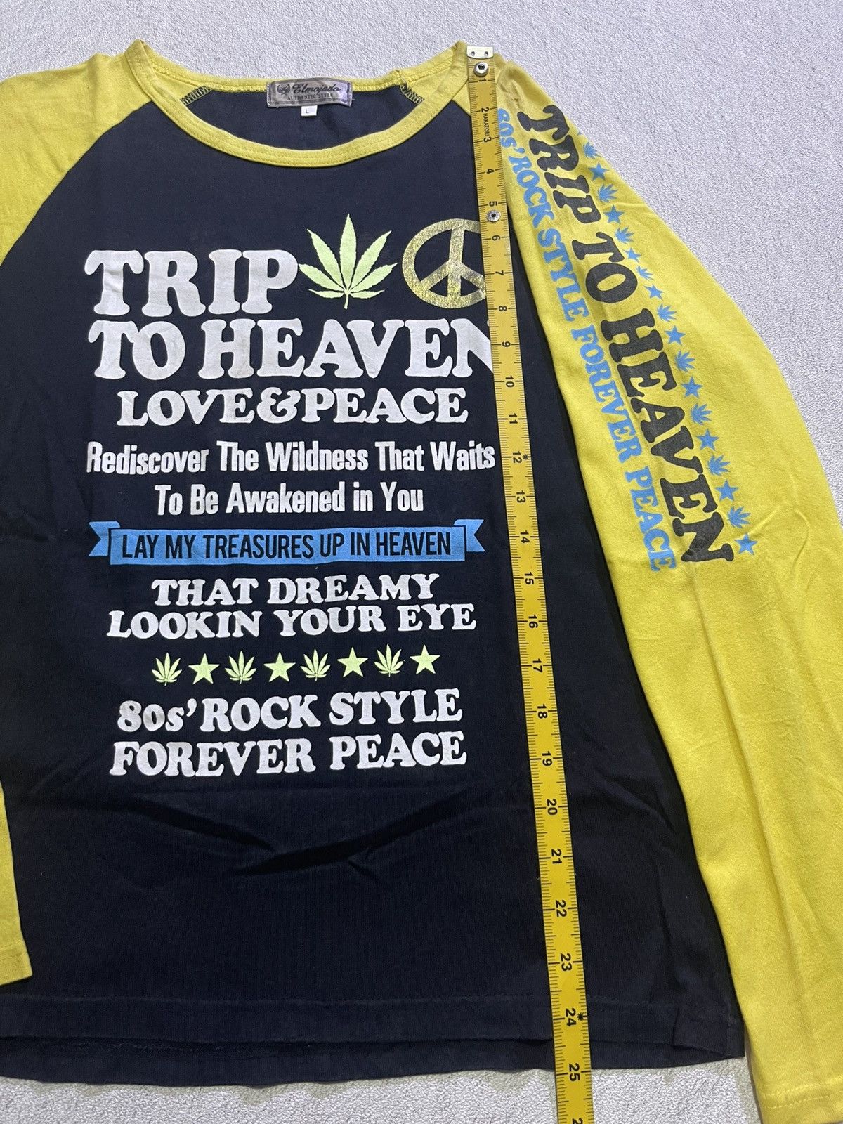 Hysteric Glamour Y2K ELMOJADO LONG SLEEVE TSHIRT PUNK RONK STYLE Size US M / EU 48-50 / 2 - 10 Thumbnail
