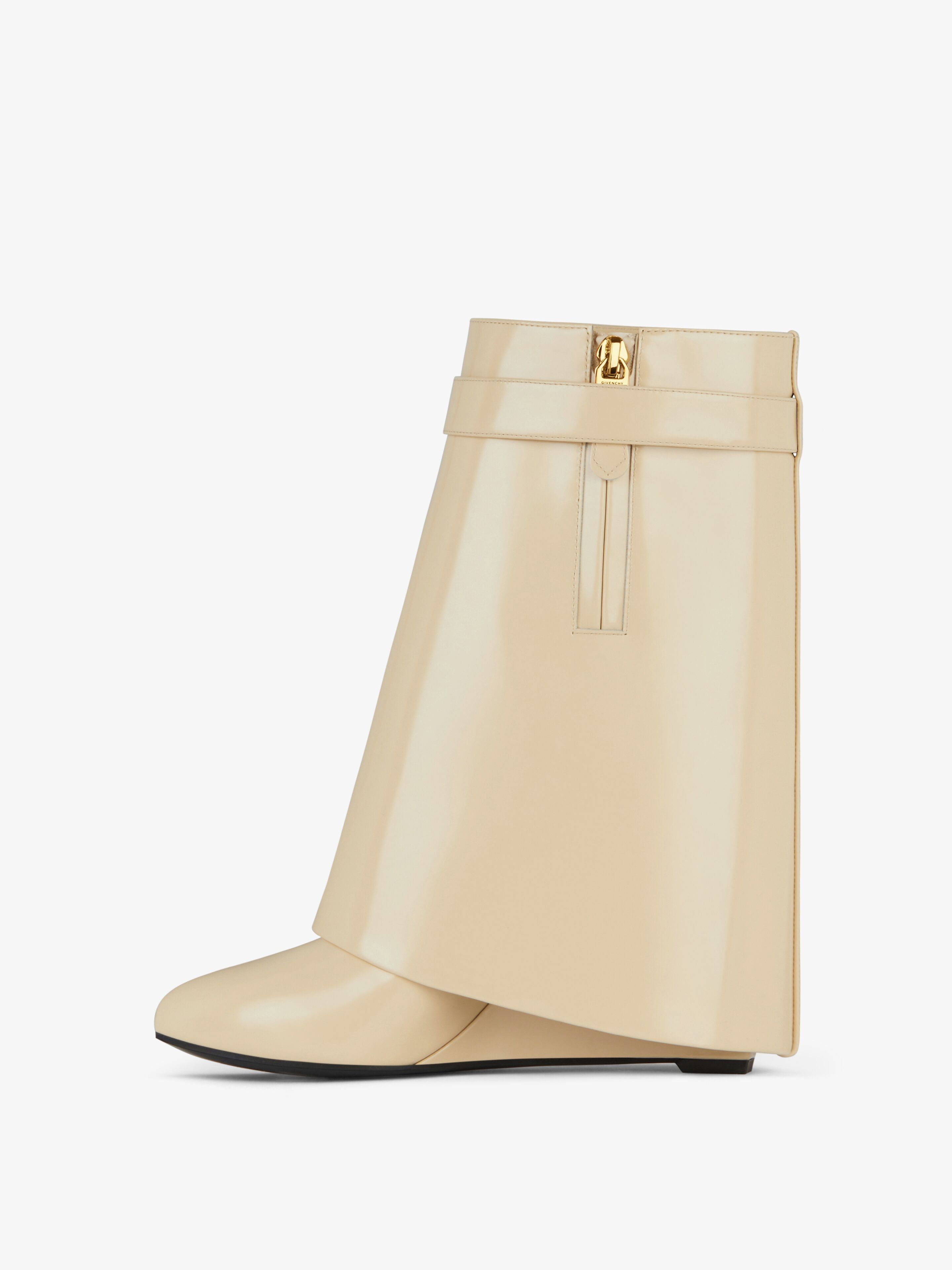 Givenchy o1srvl11e0525 Shark Lock Ankle Boots 90mm in Blond Size US 6 / IT 36 - 5 Thumbnail