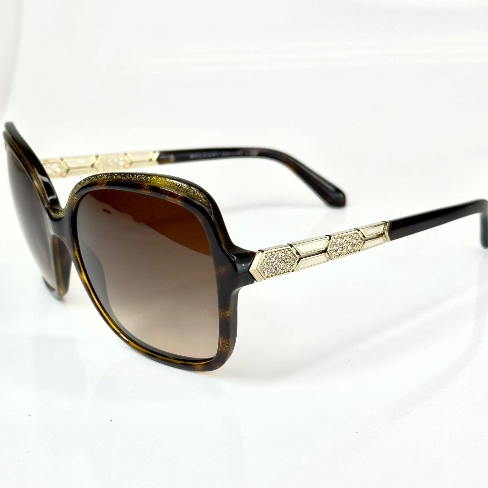 Bvlgari BULGARI BV8181B 8181 Serpenti Brown Havana Sunglasses Size ONE SIZE - 8 Thumbnail