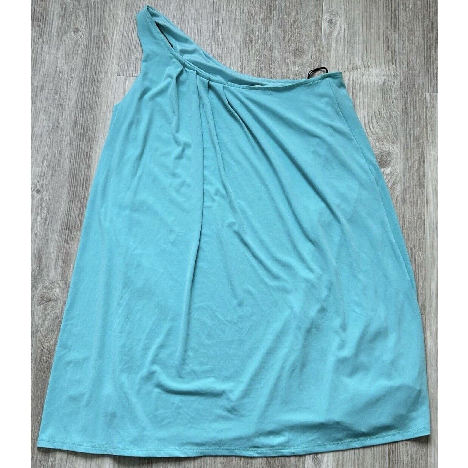 Other Judith March | One Shoulder Asymmetrical Mini Dress | Large Size L / US 10 / IT 46 - 1 Thumbnail