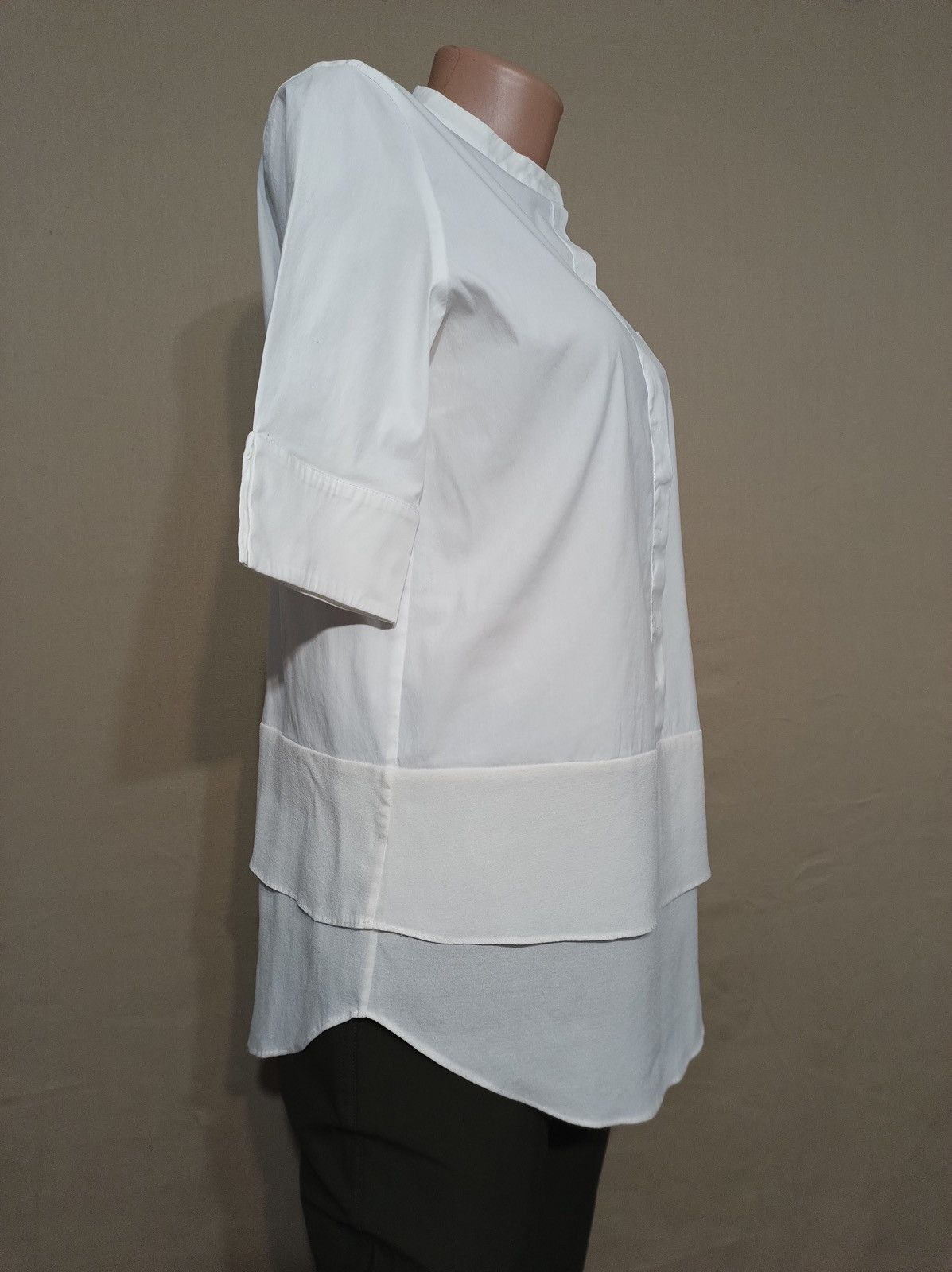 Fabiana Filippi Fabiana Filippi Cotton Silk Blouse Shirt Women’s Size M Size S / US 4 / IT 40 - 8 Thumbnail