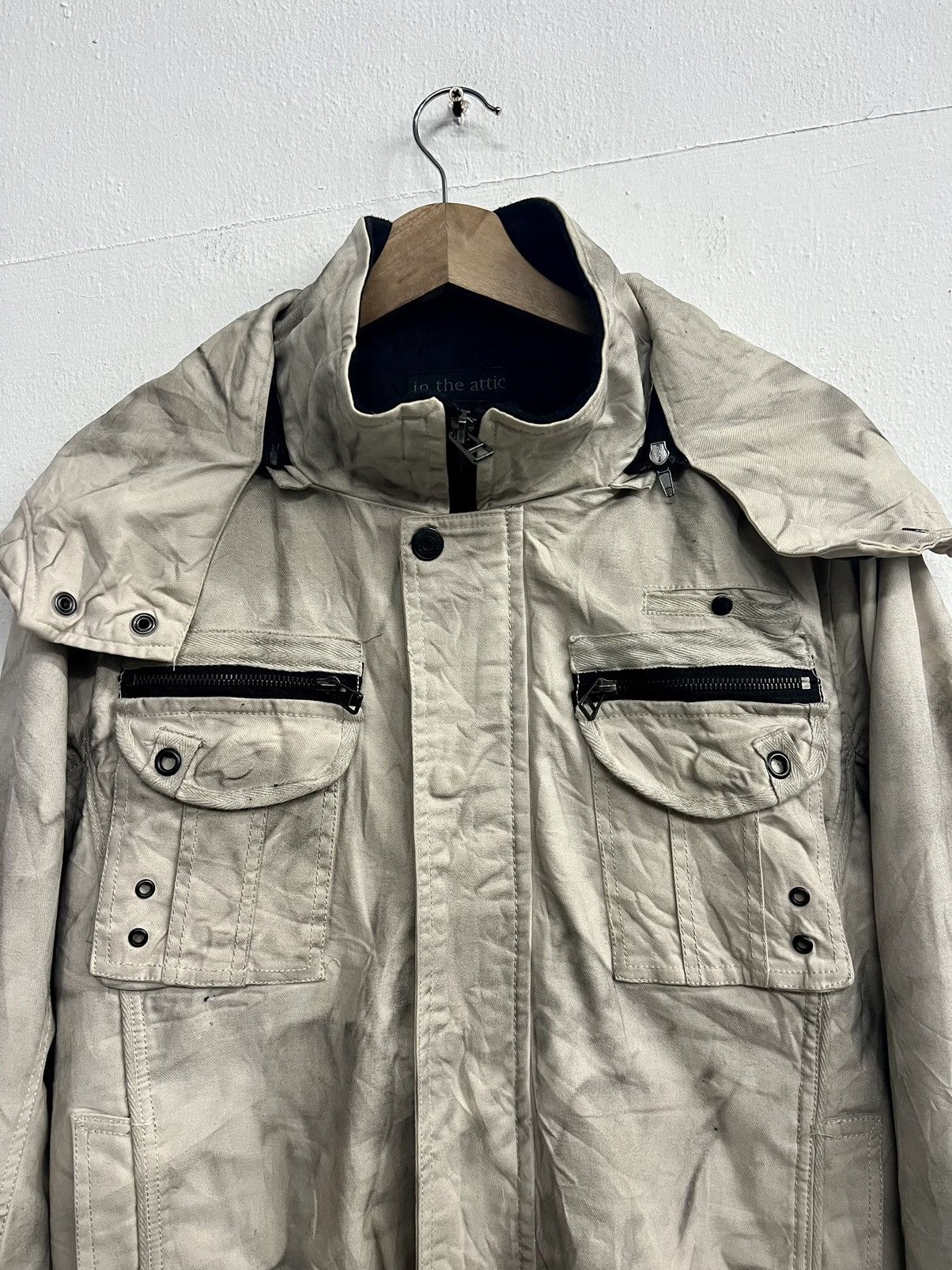 If Six Was Nine Y2K In The Attic Smoke Design Jacket Size US L / EU 52-54 / 3 - 3 Thumbnail