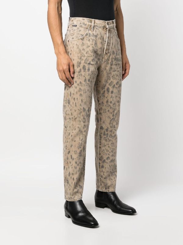 Tom Ford o1loc1c0724 Denim Pant in Leopard Size US 32 / EU 48 - 3 Thumbnail