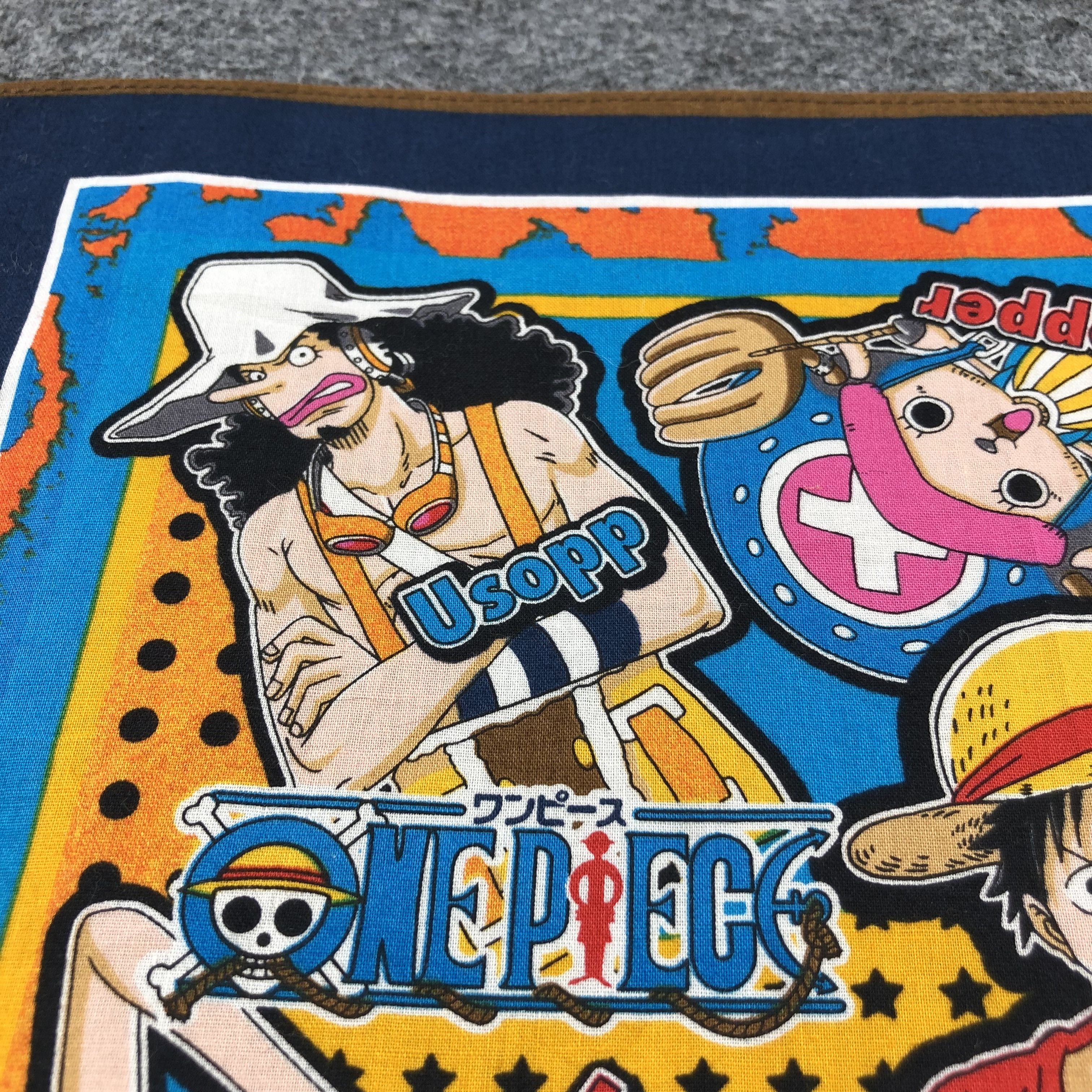 Anime × Japanese Brand × One Piece One Piece Characters Handkerchief Neckerchief Bandana X24 Size ONE SIZE - 4 Thumbnail