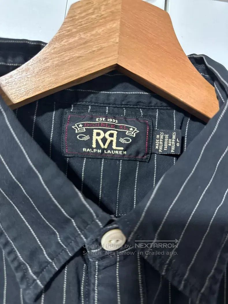 RRL Ralph Lauren RRL Ralph Lauren Black striped shirt Size US M / EU 48-50 / 2 - 4 Thumbnail