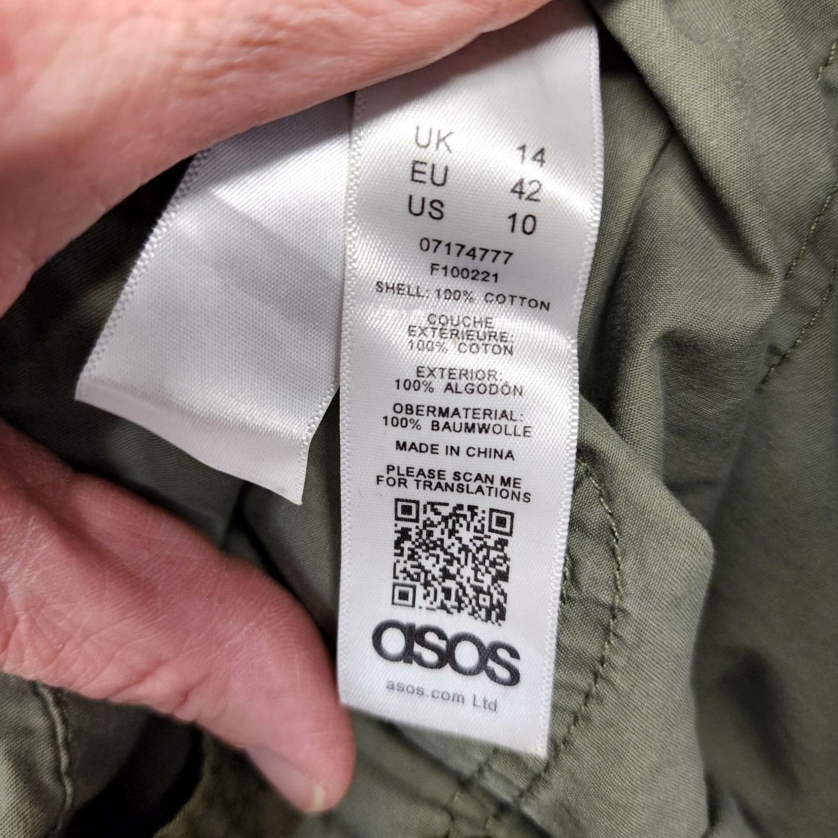 Asos ASOS Pants Womens Size 10 Green Utility Cargo Cotton Hiking Gorpcore Pants Womens 10 Green Cargo Cotton Hiking Gorpcore Mens? Size 32" / US 10 / IT 46 - 4 Thumbnail