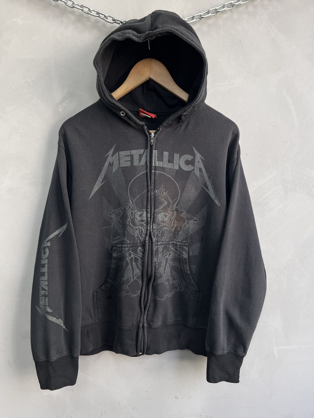 Metallica Kanye west style 2000s band Metallica tour hoodie 90s Size US M / EU 48-50 / 2 - 1 Thumbnail
