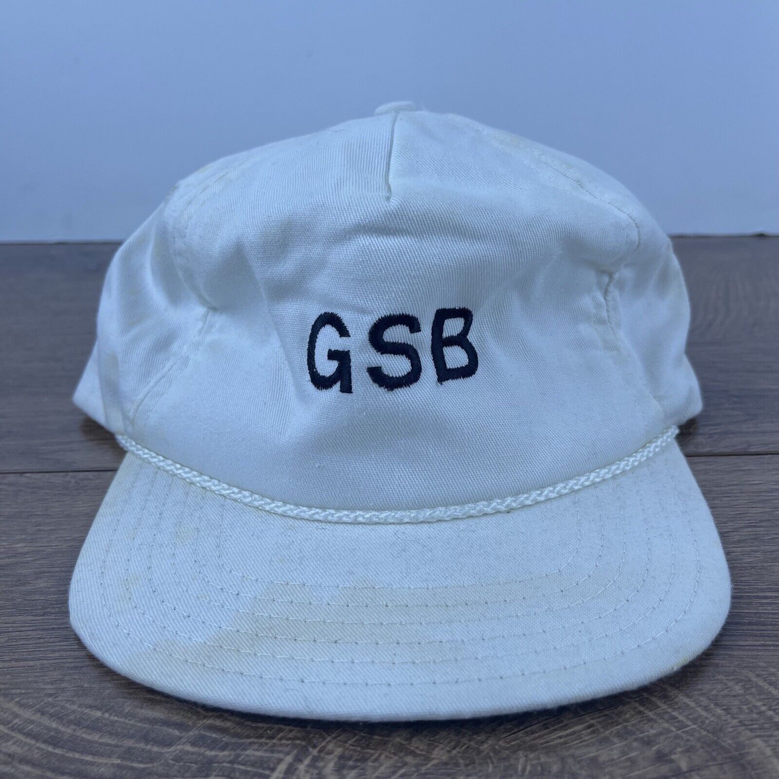 Other GSB Hat GSB Baseball Cap Hat White Adjustable Hat White Adul Size ONE SIZE - 2 Thumbnail