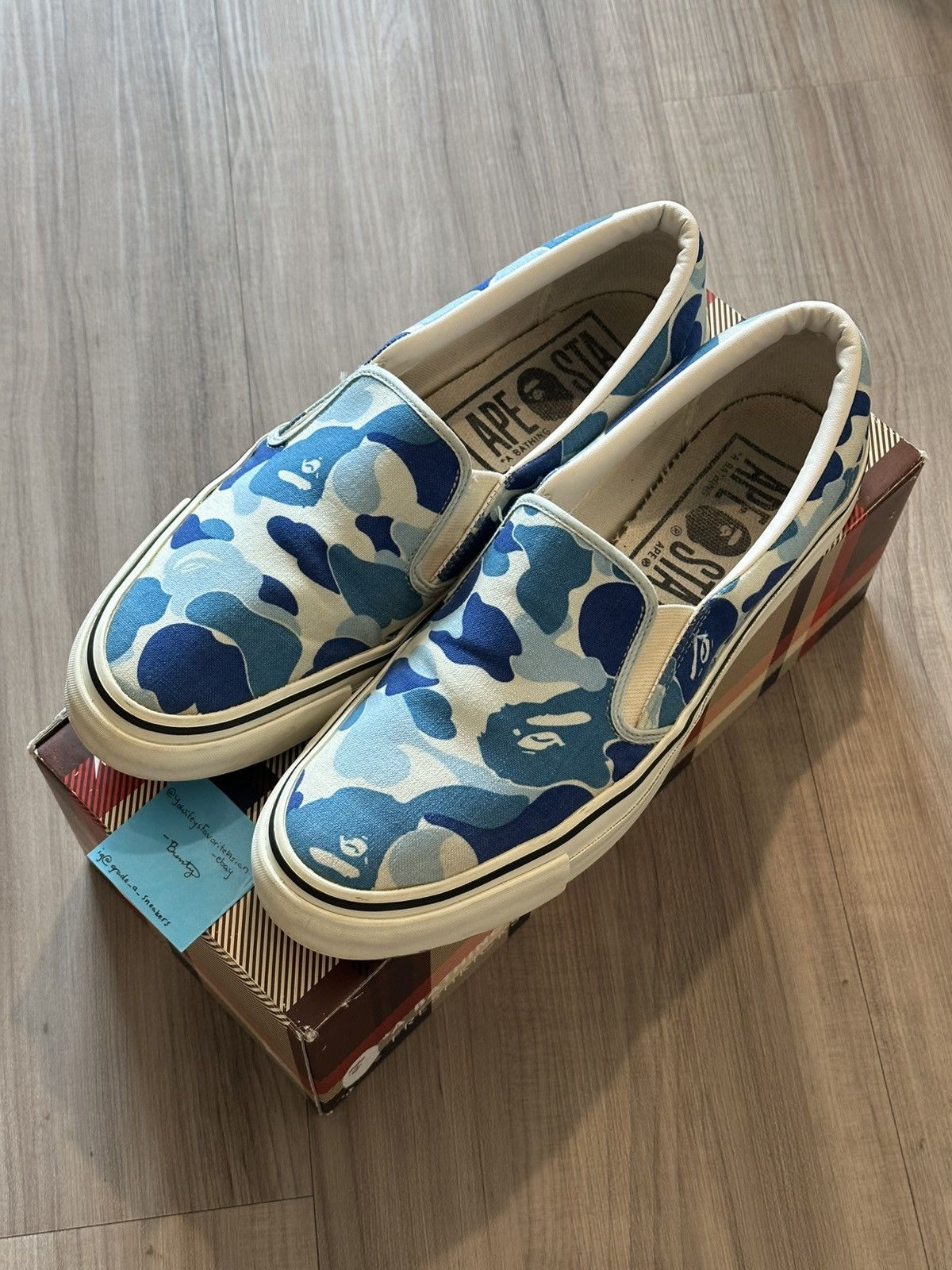 Bape Bape Yank Sta ABC Camo (Blue) Size 9.5 Size US 9.5 / EU 42-43 - 1 Thumbnail