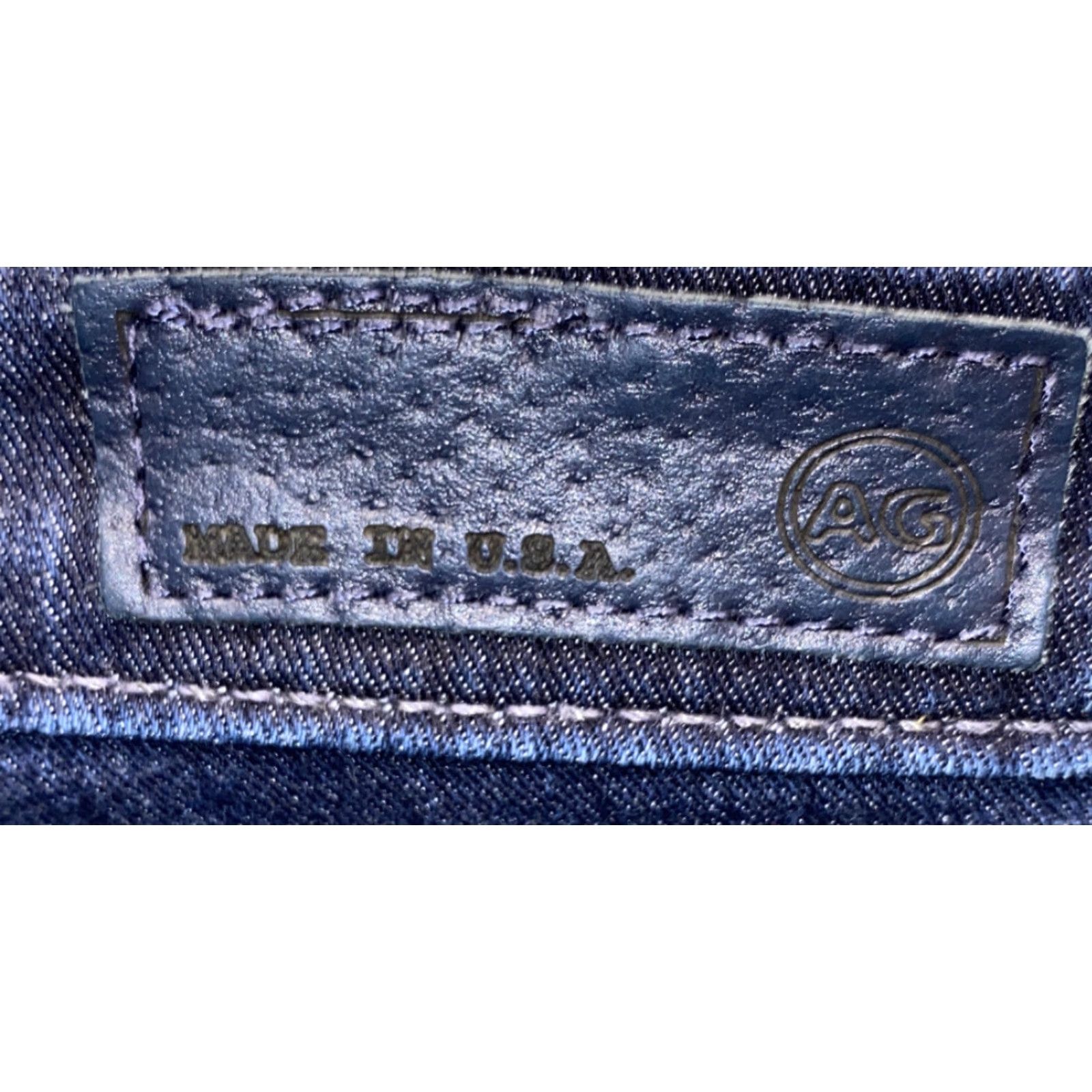 Vintage AG Adriano Goldschmied THE BALLAD Slim Boot Jeans Womens Size 24R 31 Blue Size 42" / US 20 - 5 Thumbnail