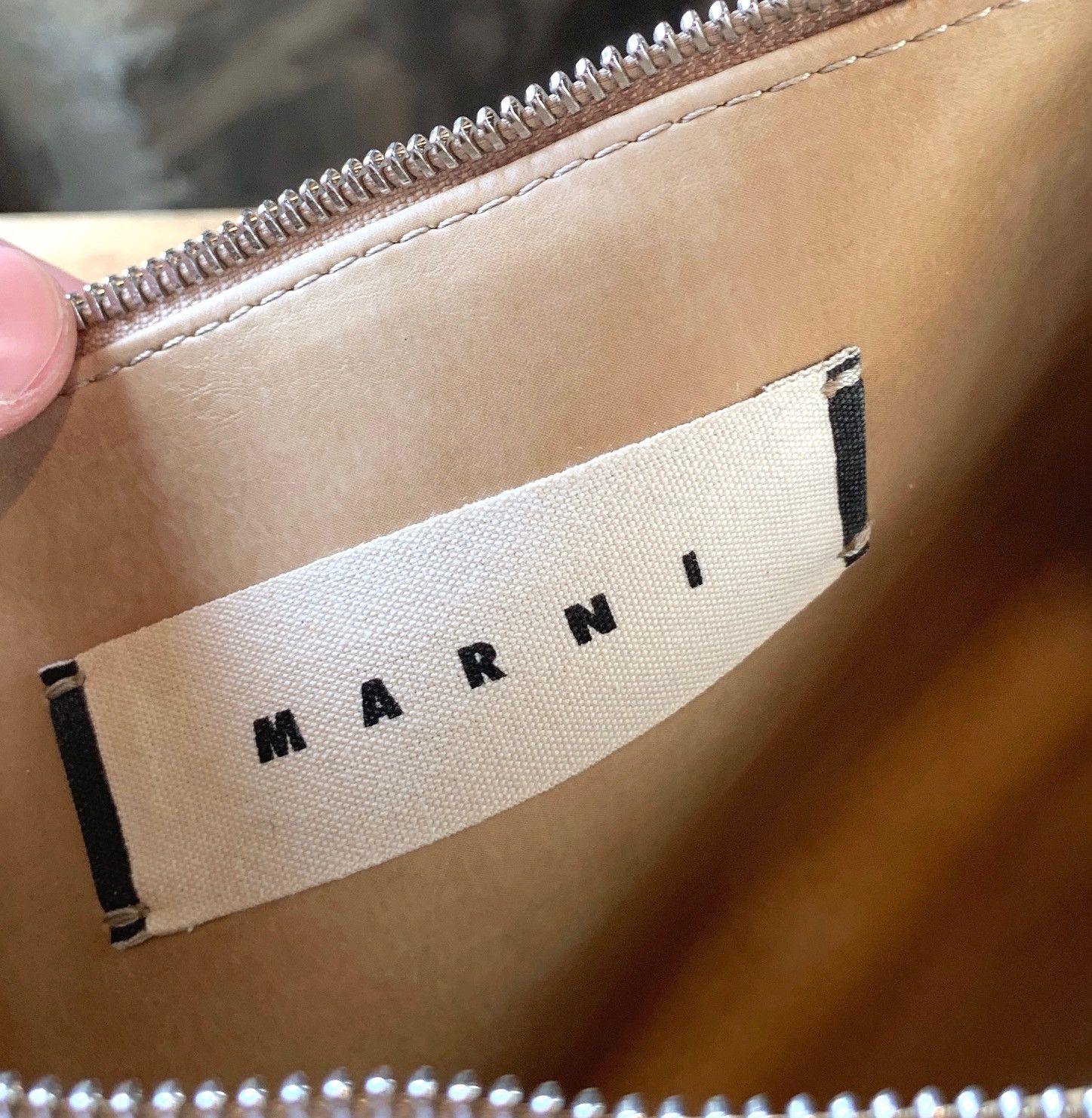 Marni Marni Ivory Beaded Wristlet Pouch Size ONE SIZE - 7 Thumbnail