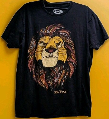 Disney Disney Lion King Tribal Simba Graphic Tee Black L Size US L / EU 52-54 / 3 - 1 Thumbnail