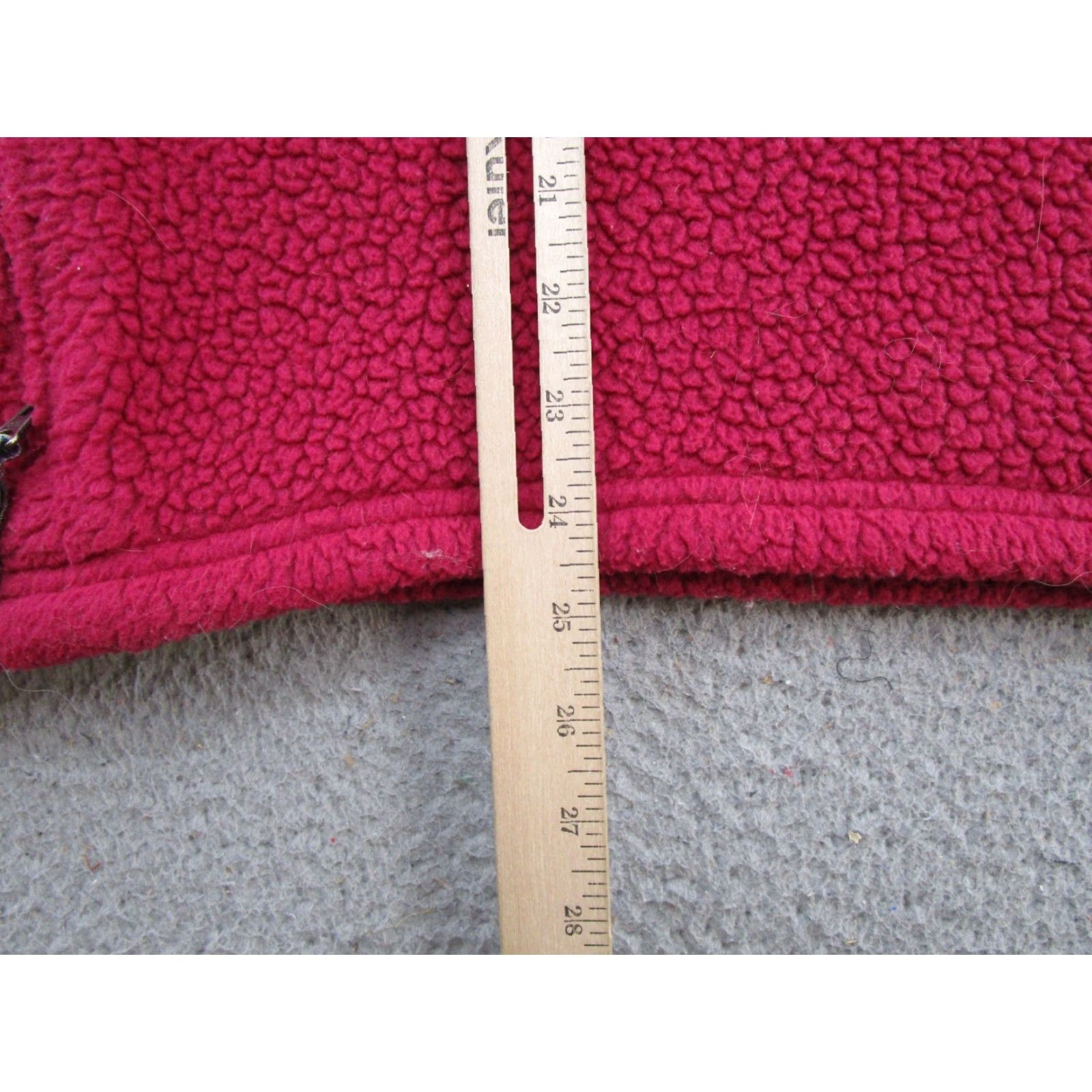 Vintage L.L.Bean Jacket Womens XL Red Half Zip BOA FLEECE Sherpa Comfort Basic Jacket Womens XL Red Size XL / US 12-14 / IT 48-50 - 7 Thumbnail