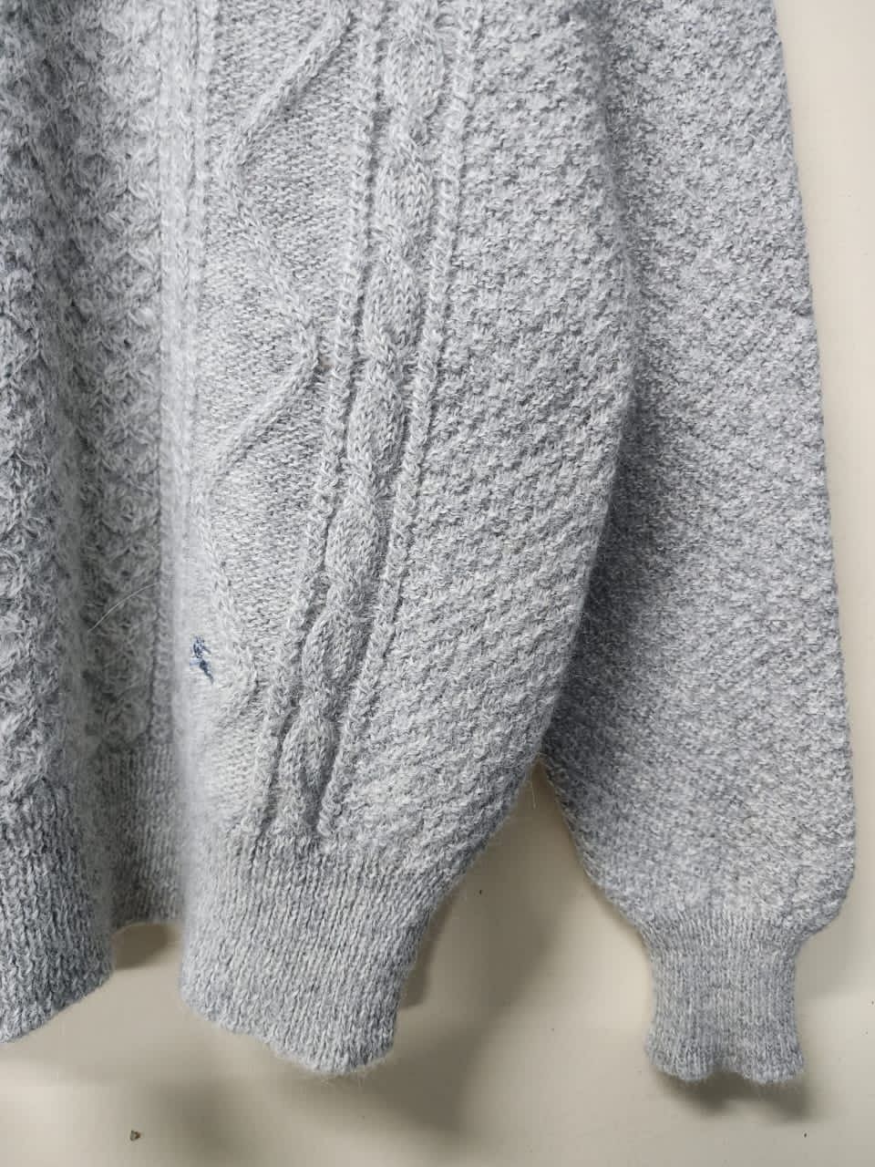Aran Isles Knitwear Wool Knit Burberrys Size XL / US 12-14 / IT 48-50 - 7 Thumbnail