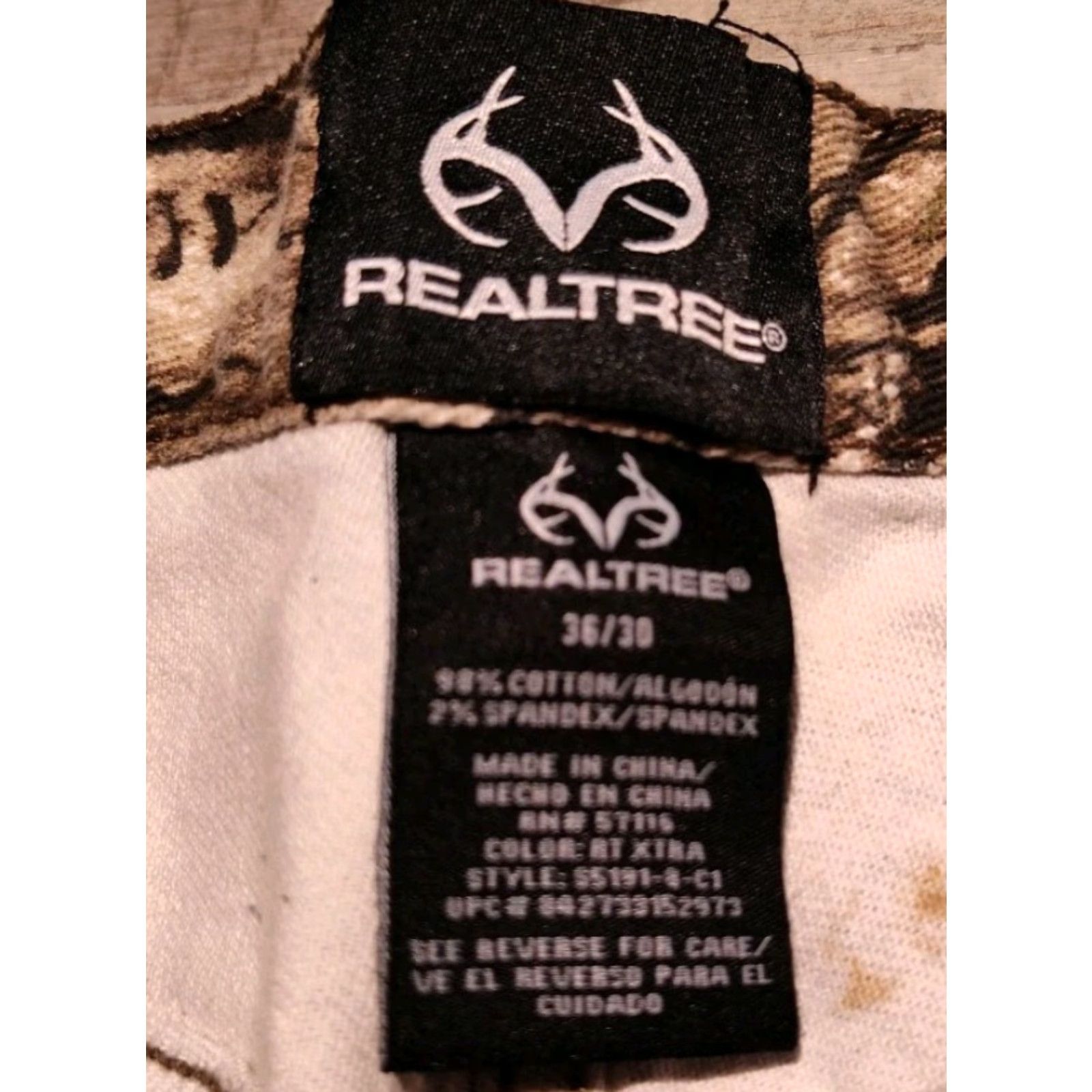 Realtree Realtree Men’s Camouflage Cargo Pants Outdoor Hunting Workwear Size 36x28 Mid Rise Size US 36 / EU 52 - 7 Thumbnail