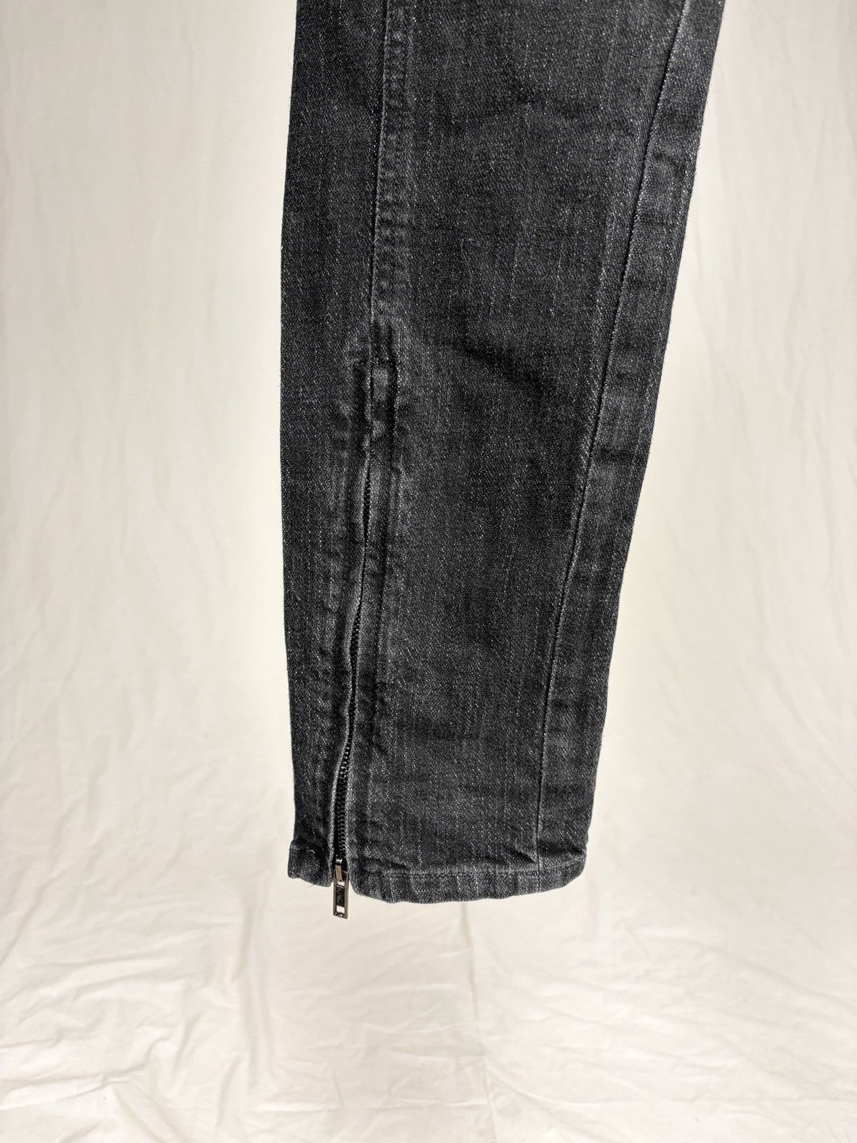 Gareth Pugh Gareth Pugh Geometric Stitch Zip Skinny Jeans Size US 32 / EU 48 - 6 Thumbnail